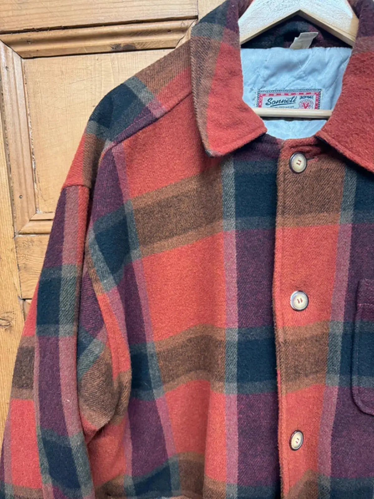 Original Vintage 90s Sonneti Men’s Carpet Coat Jacket XL Sonneti