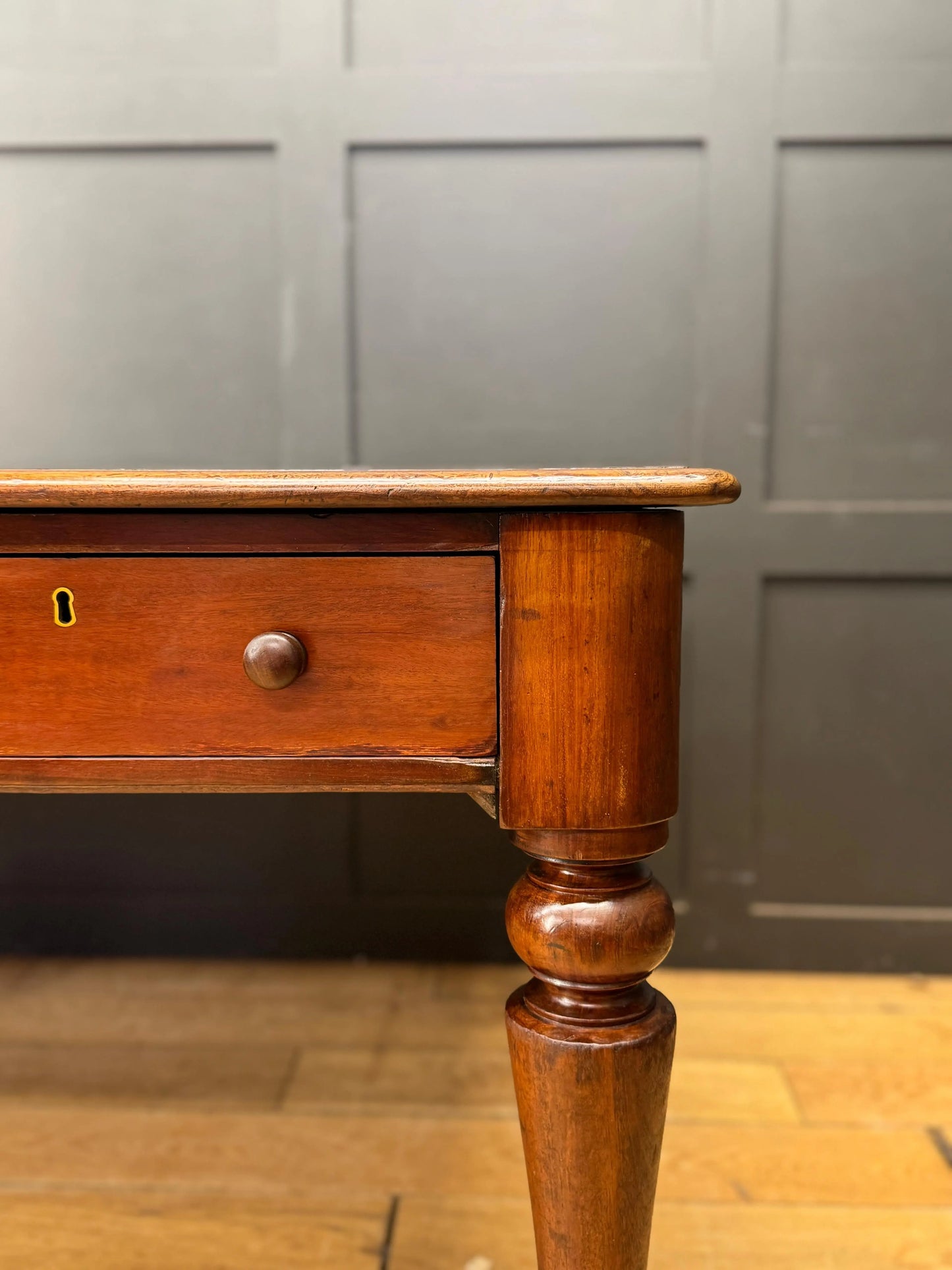 Antique Victorian Mahogany Library Table Desk Kitchen Dining Table With Drawers RUSTIC WAREHOUSE NORFOLK