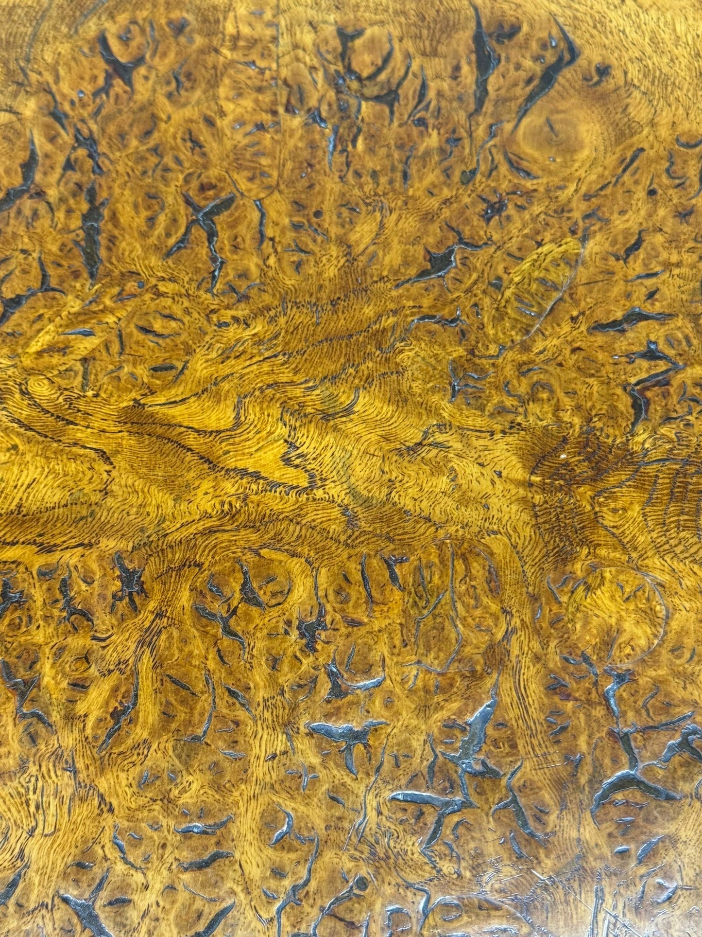 Trio of Vintage Burr Oak Wine Tables English Oak Side Lamp Tables Stunning!