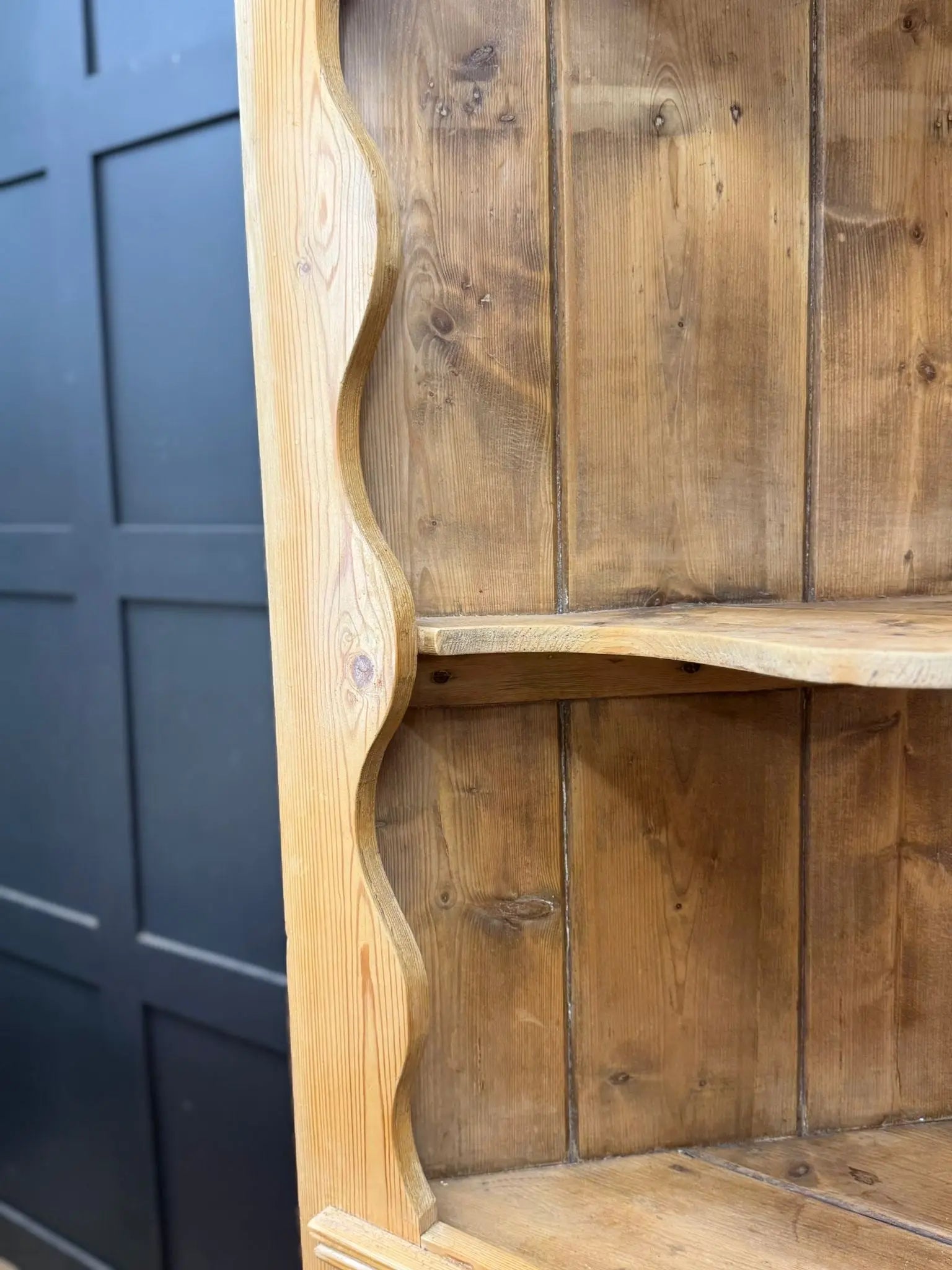 Antique Pine Rustic Corner Cupboard / Open Shelving Unit Storage RUSTIC WAREHOUSE NORFOLK
