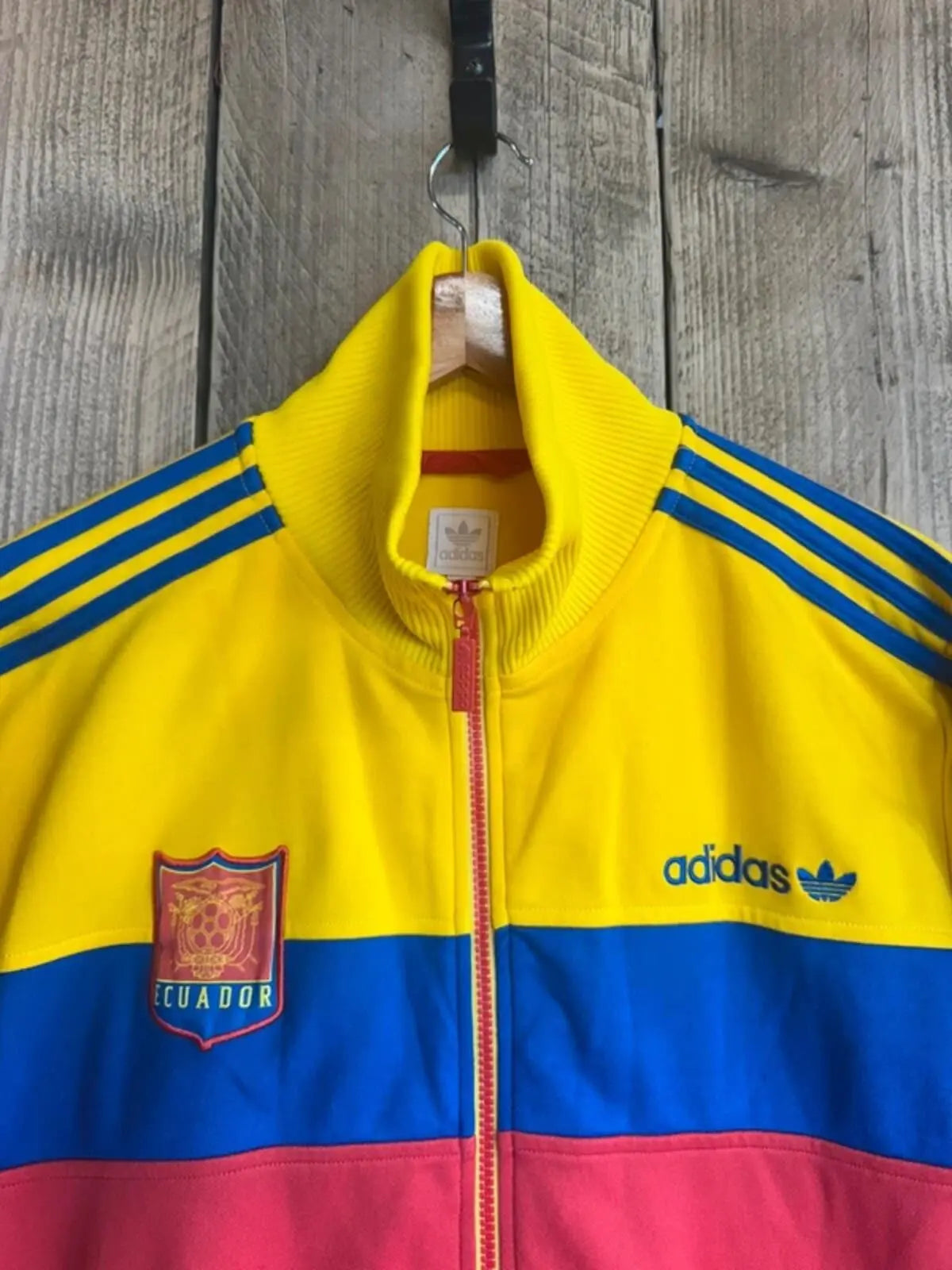 Vintage Adidas Originals Ecuador Tracksuit Top Large #359