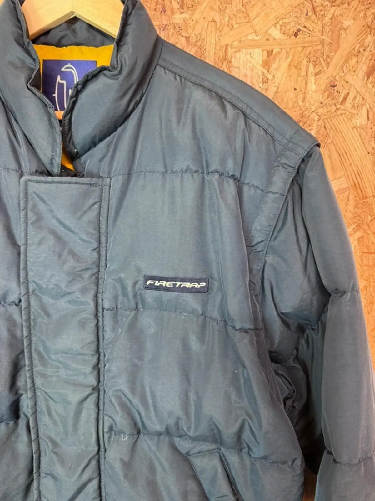 Vintage original 1990’s Firetrap puffer jacket, body warmer, unisex medium #194 Firetrap