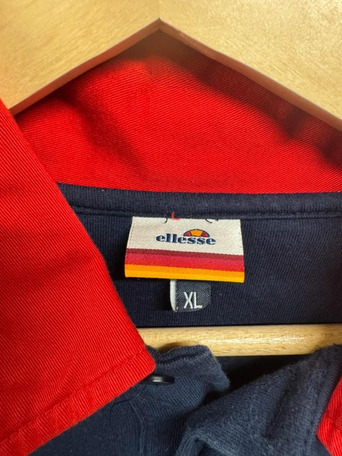 Rare Vintage Ellesse Rugby Top Jumper Sweater XL