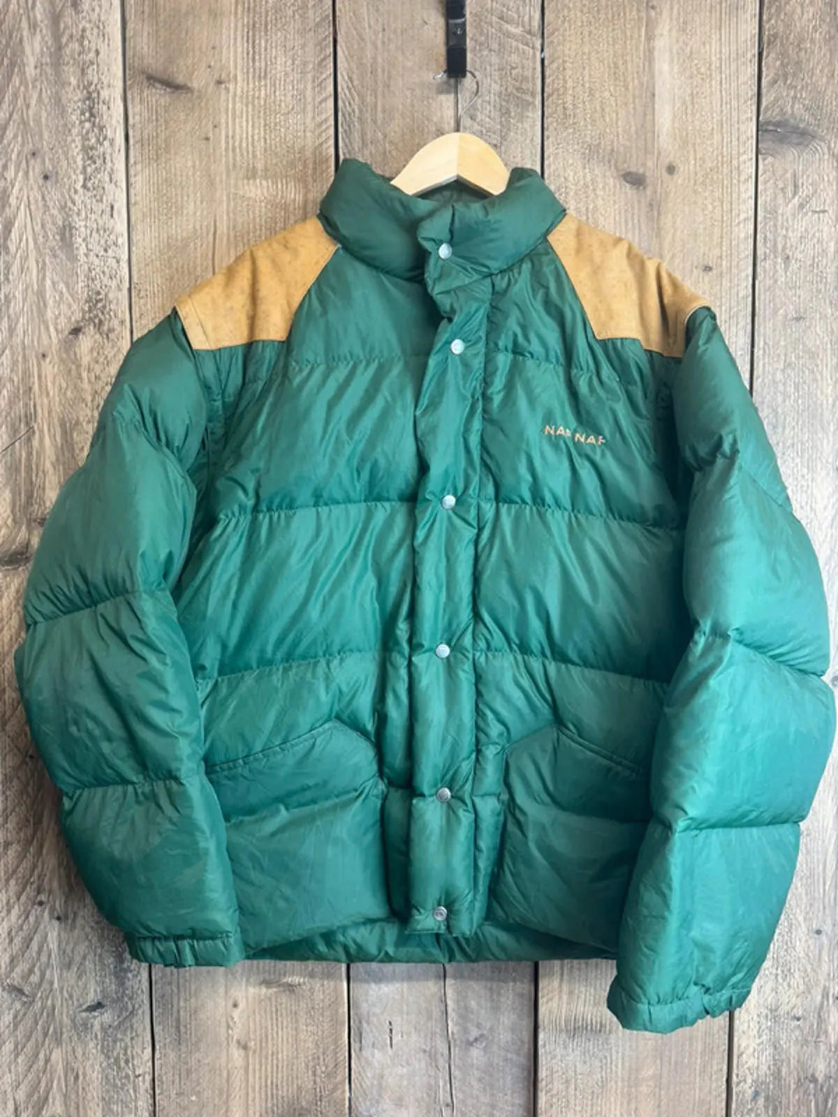 Rare vintage Naf Naf puffer Jacket body warmer Gilet XL 1990s NAF NAF