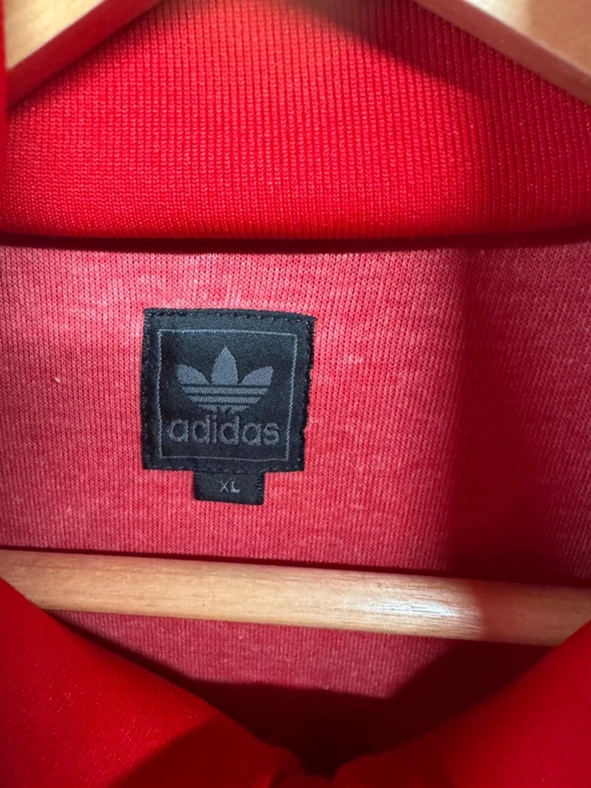 Vintage Adidas Originals England Track Jacket Red XL