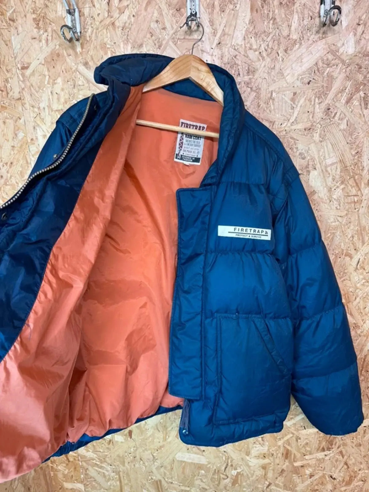Vintage 1990s Firetrap Puffer Jacket , Bodywarmer , Men’s or women’s Large, #193 Firetrap