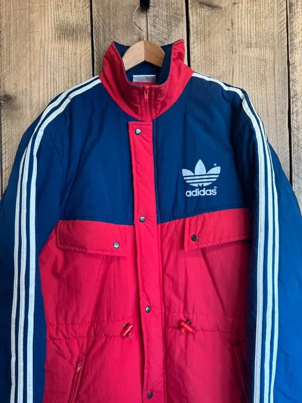 Vintage Adidas 1988-91 Mangers Bench Coat Jacket Large #402