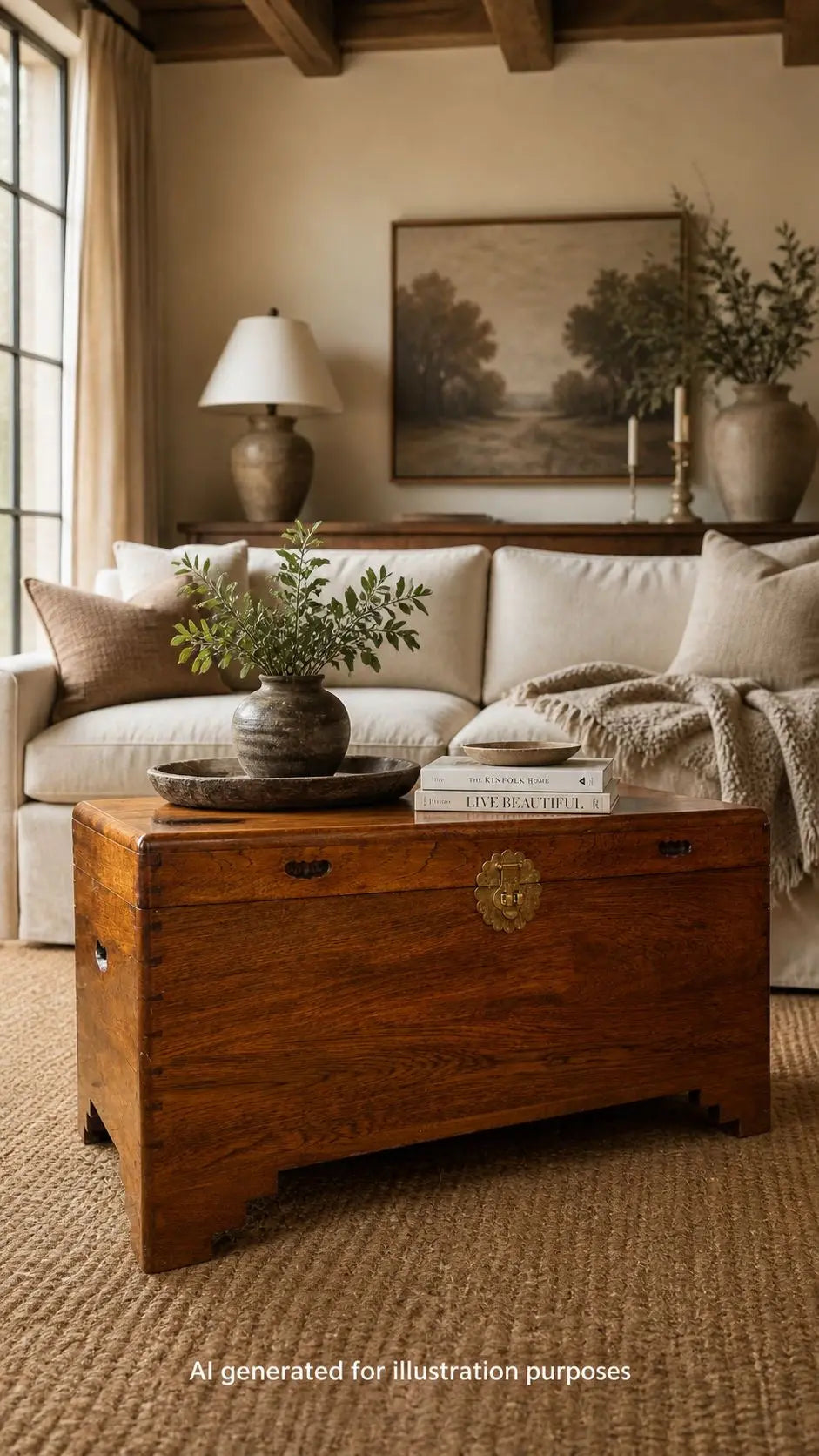 Chinese Camphor Wood Blanket Box Trunk Chest Coffee Table Lockable Storage RUSTIC WAREHOUSE NORFOLK