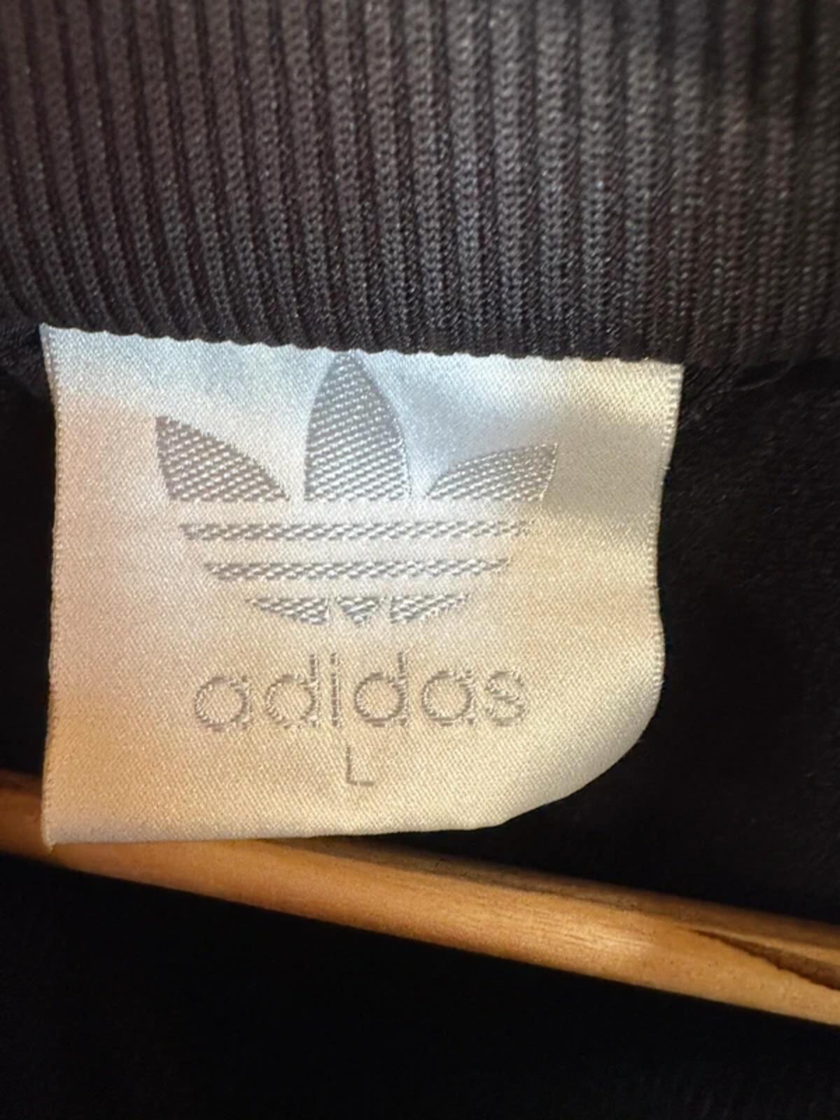 Original late 80s / early 90s Vintage Adidas First Tracksuit Top XL #341