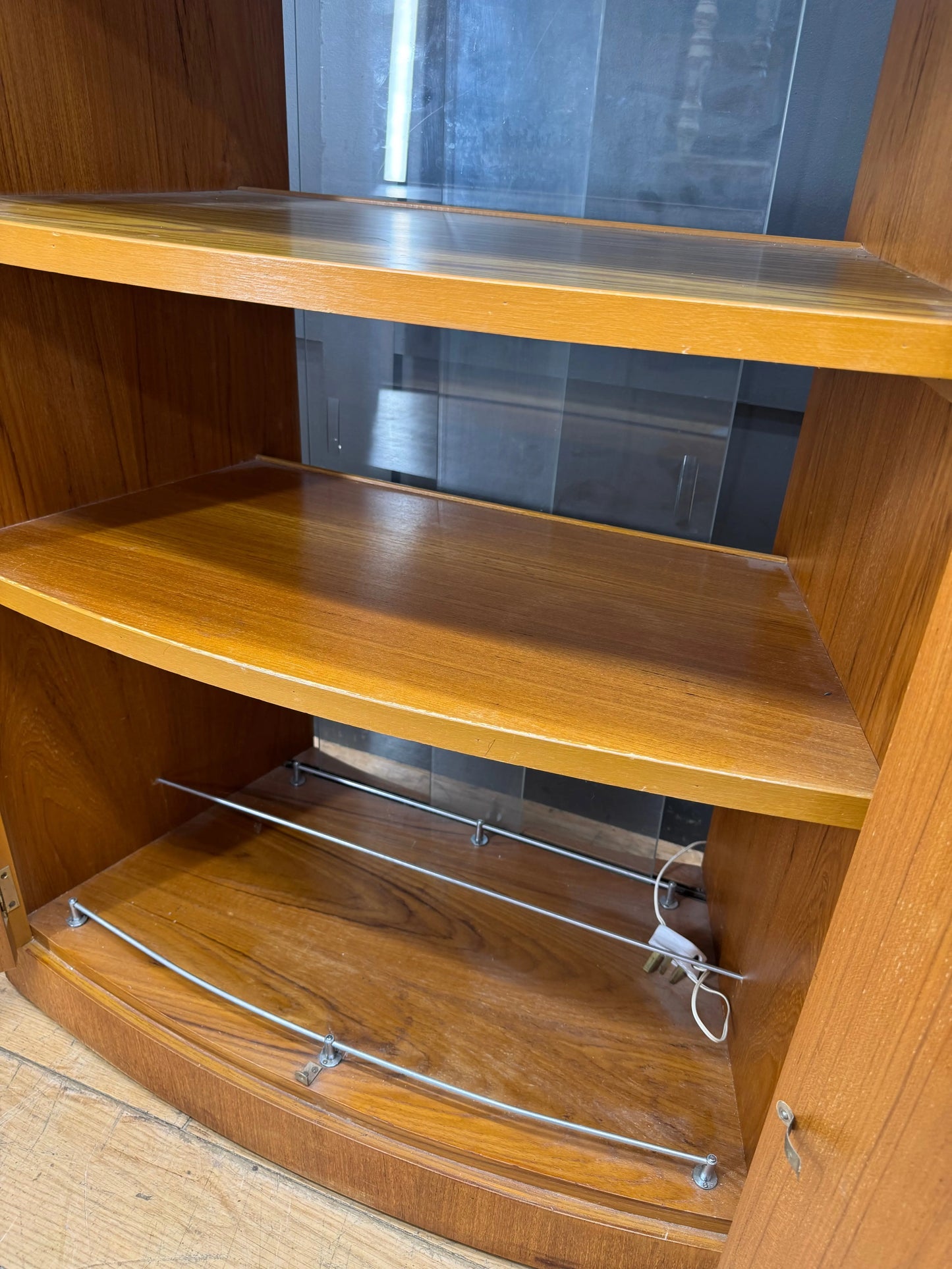 Vintage 1960s Turnidge London Teak Metamorphic Cocktail Bar Drinks Cabinet