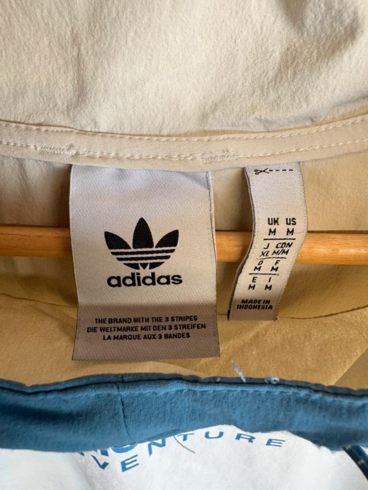 Adidas Adventure Men’s Jacket Coat Poncho Smock Festival Top Medium #347