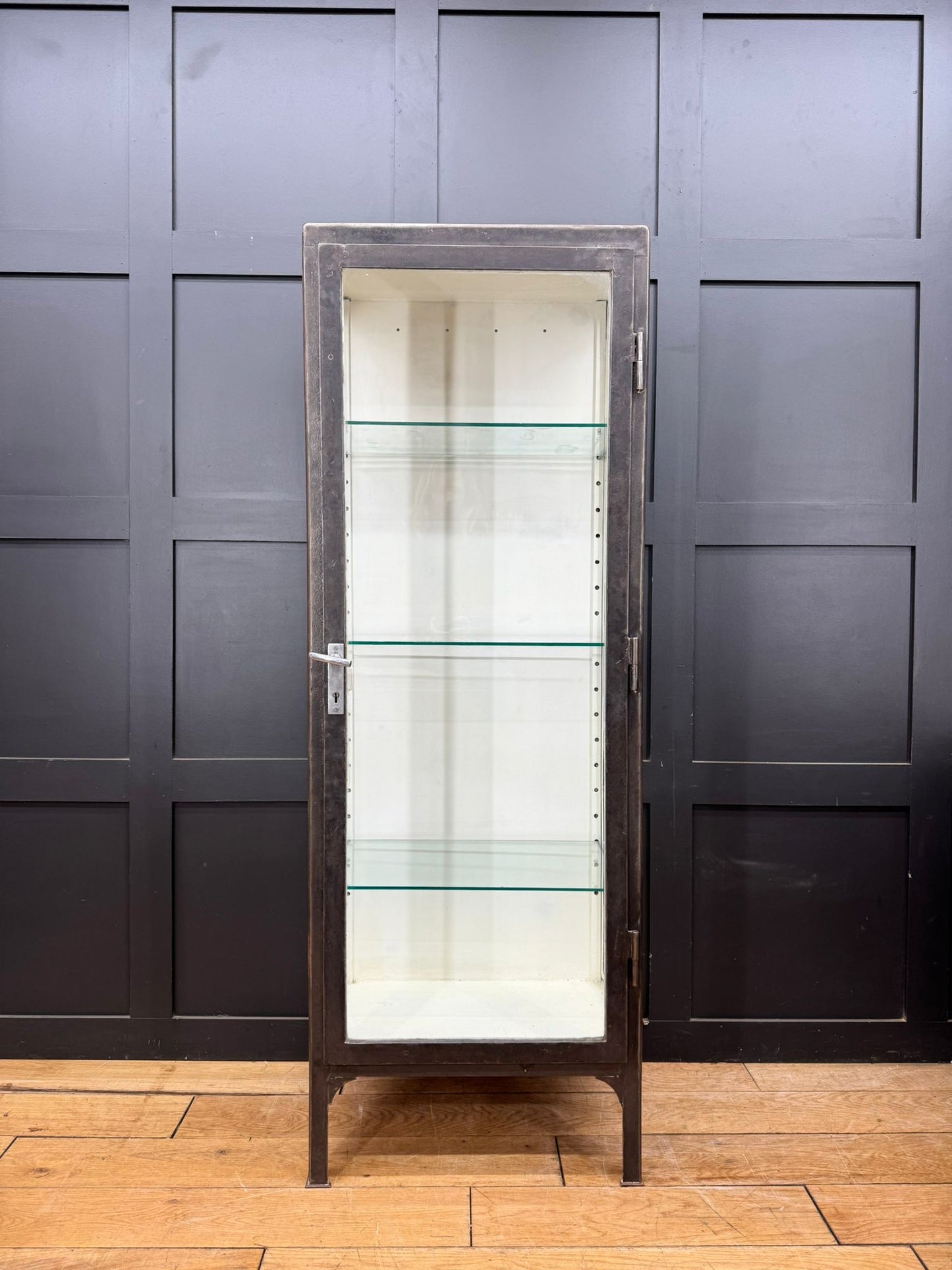 Industrial Medical Display Cabinet – Shop Display / Apothecary Bathroom Kitchen
