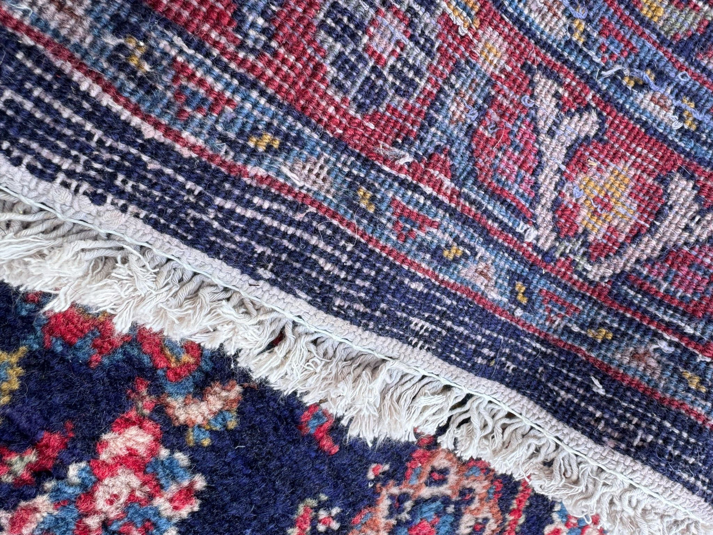 Vintage Handmade Wool Rug / Arak Sourak Sarough/ Handmade 300cm x 133cm