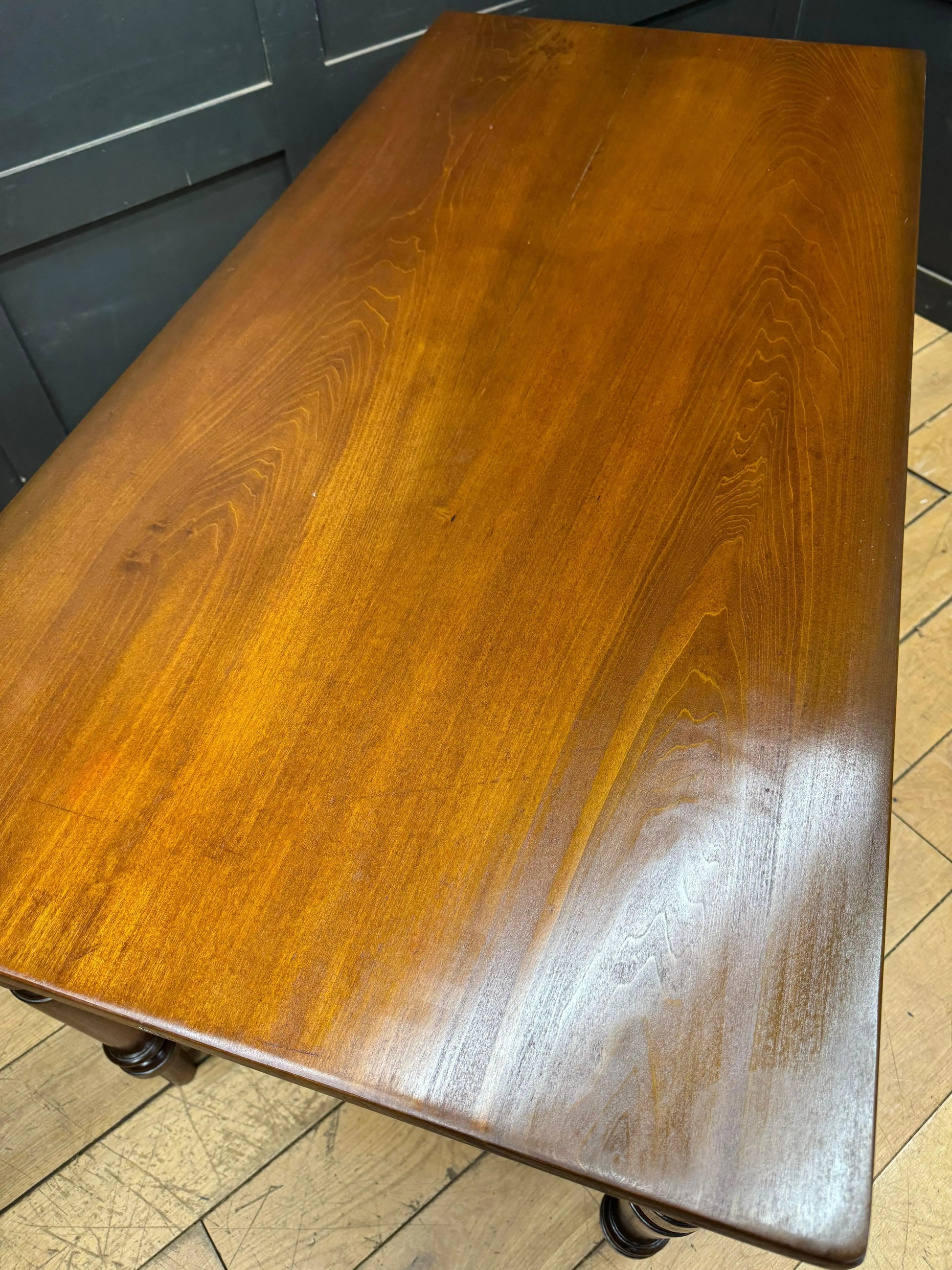 Victorian Mahogany Desk Table Kitchen Work Table /Drop Leaf Drawer Writing Table RUSTIC WAREHOUSE NORFOLK