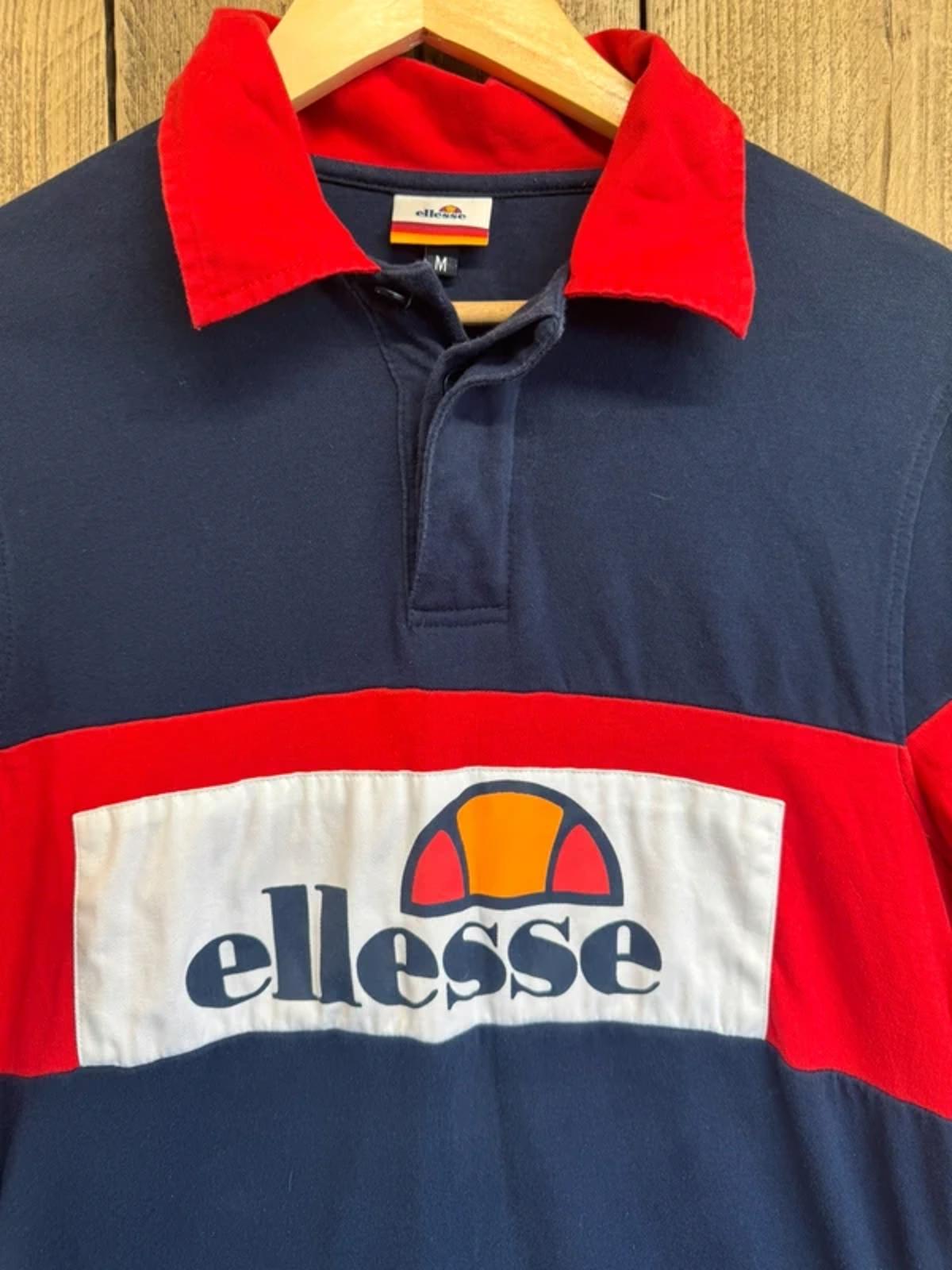 Vintage 1990s Ellesse Rugby Top Jumper Sweatshirt medium #303