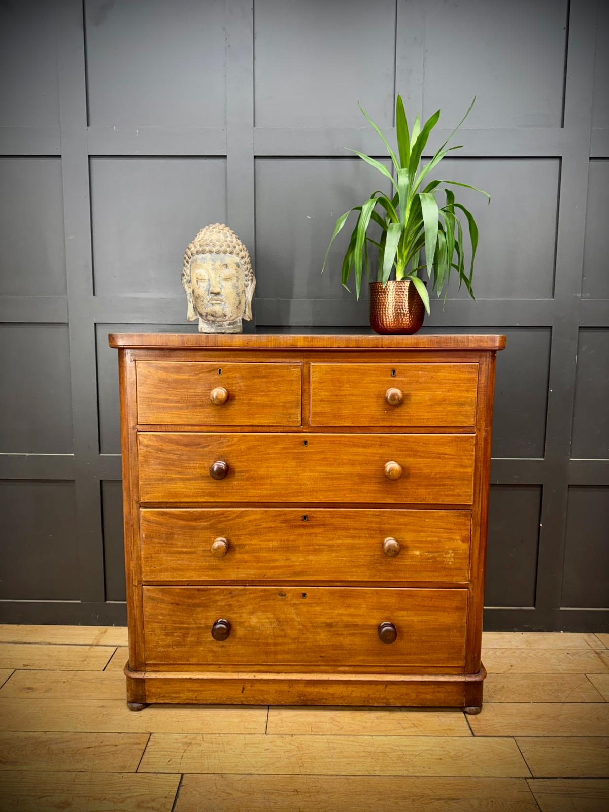 Antique Mahogany Chest of Drawers | Antique Chest Bedroom Clothing Storage