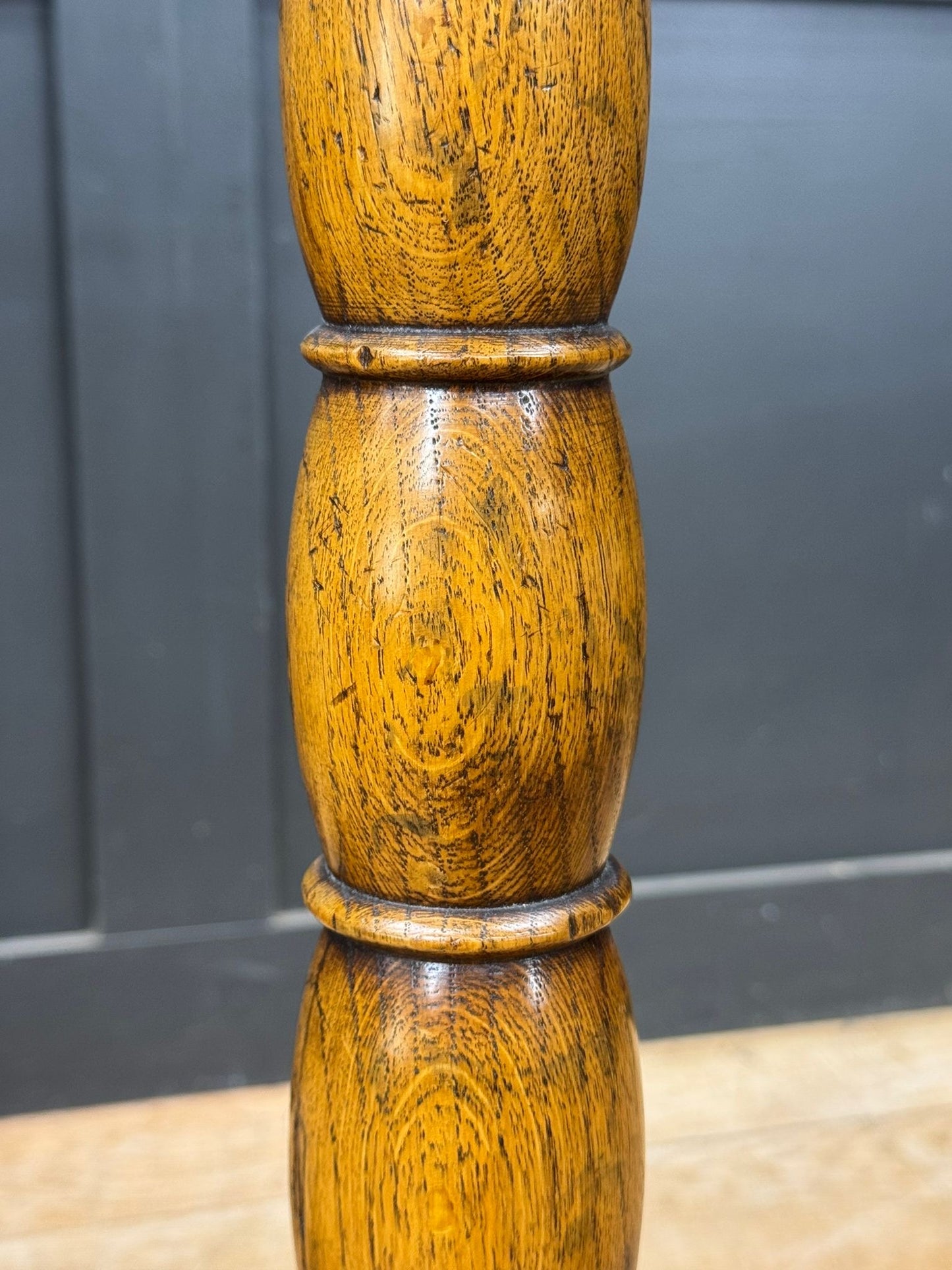 Trio of Vintage Burr Oak Wine Tables English Oak Side Lamp Tables Stunning!