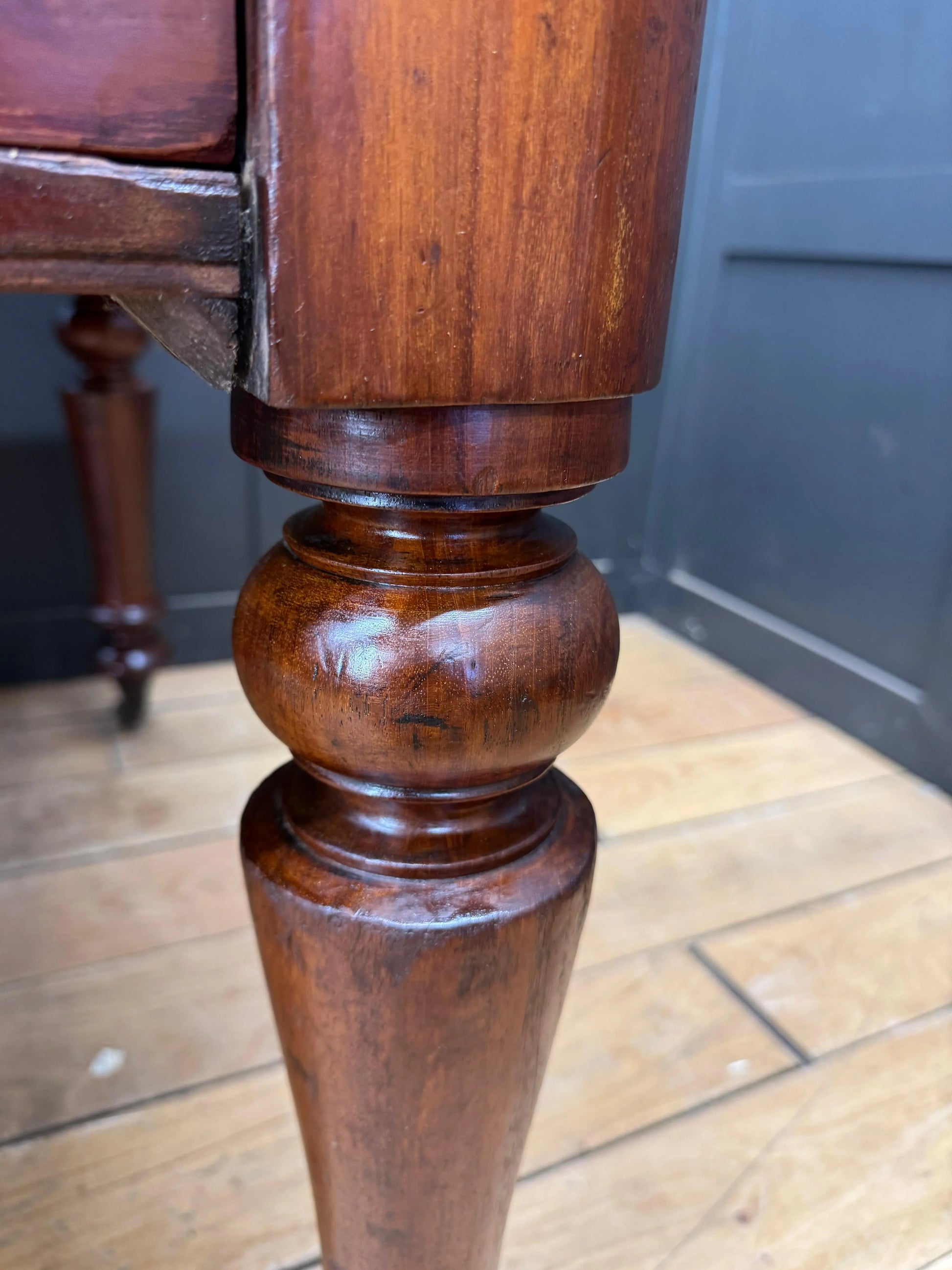 Antique Victorian Mahogany Library Table Desk Kitchen Dining Table With Drawers RUSTIC WAREHOUSE NORFOLK
