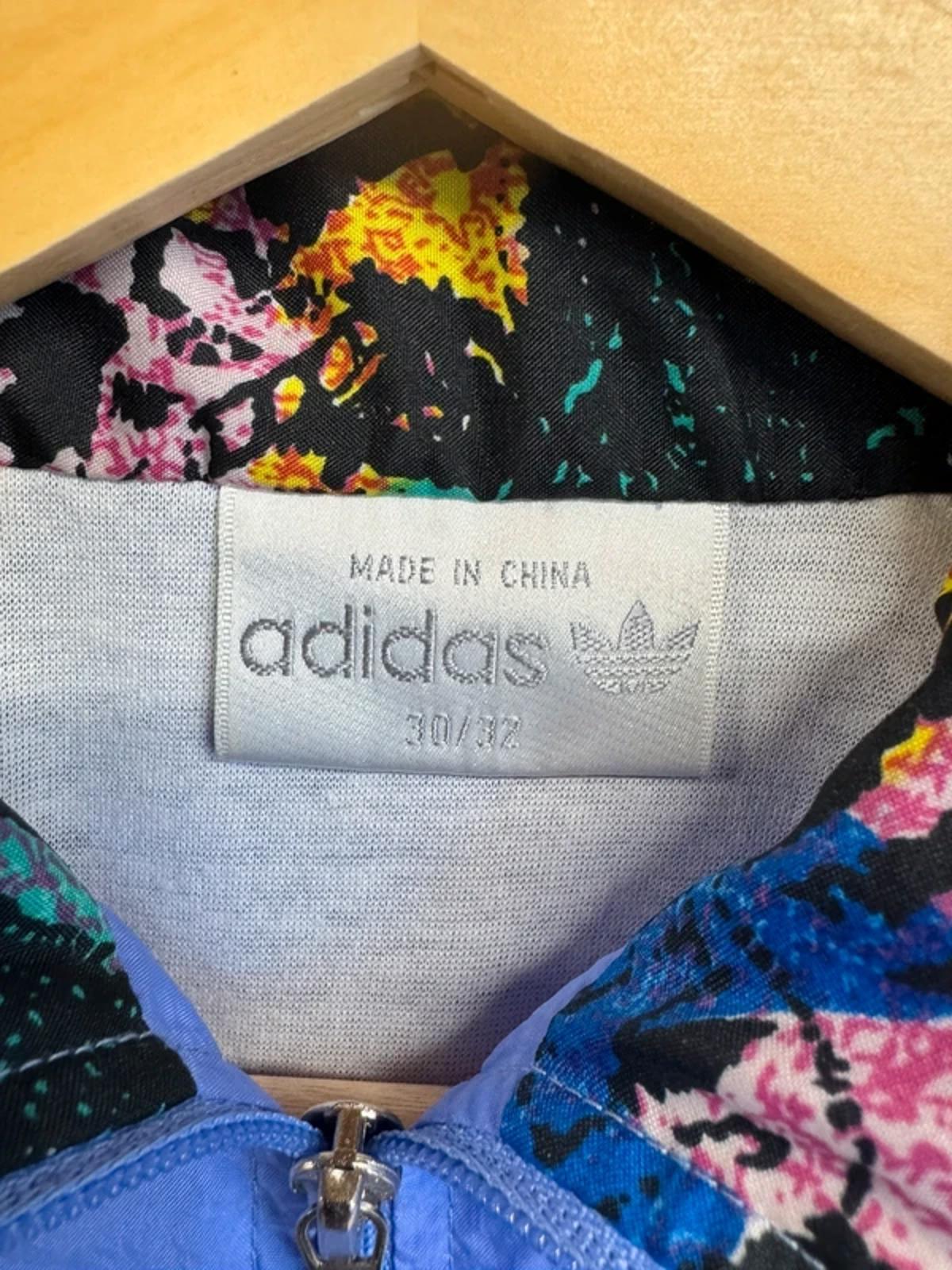 Vintage 1980s Women’s Adidas Shell Suit Tracksuit Top medium 10/12