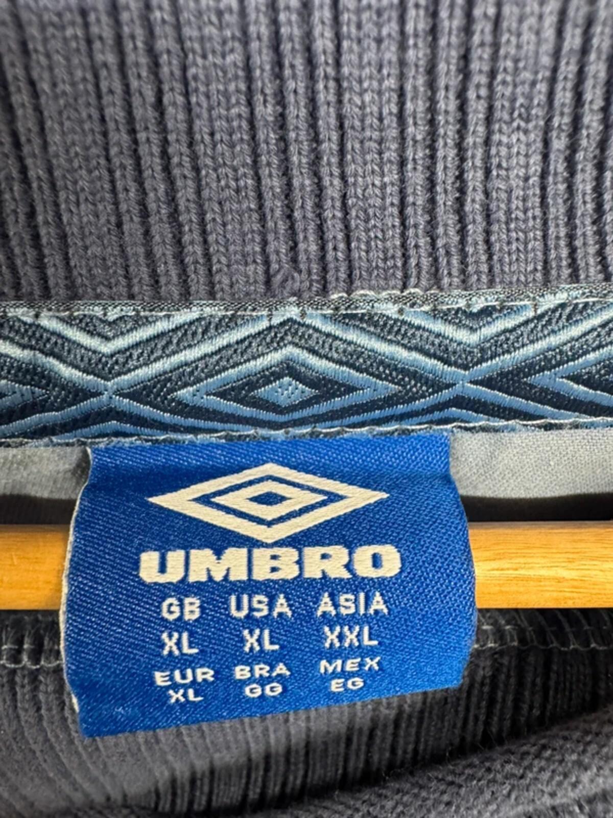 Vintage Umbro Drill Top Jumper XL Oasis Maine Road #340