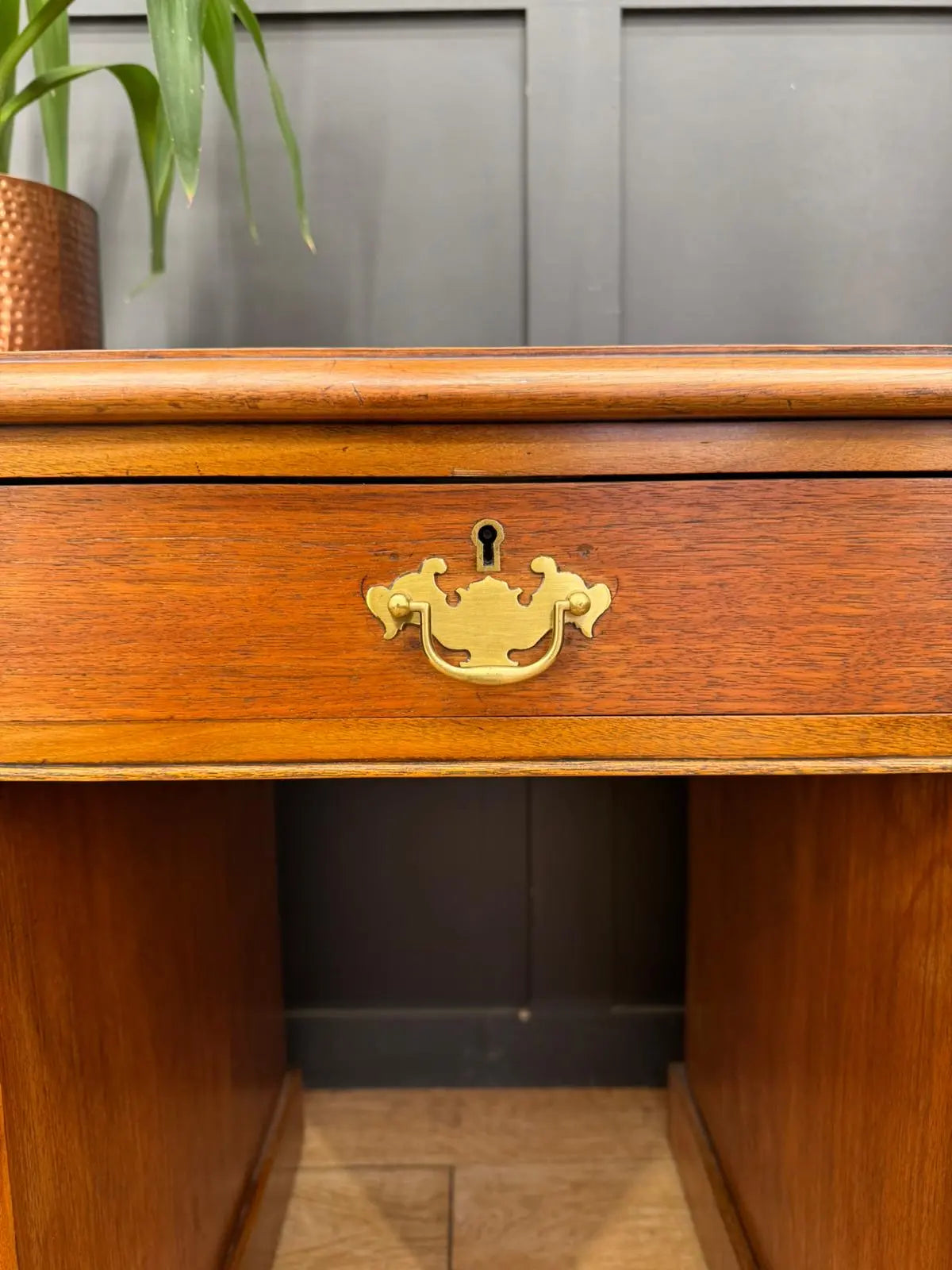 Victorian Mahogany Twin Pedestal Writing Desk / Office Study Computer Desk RUSTIC WAREHOUSE NORFOLK