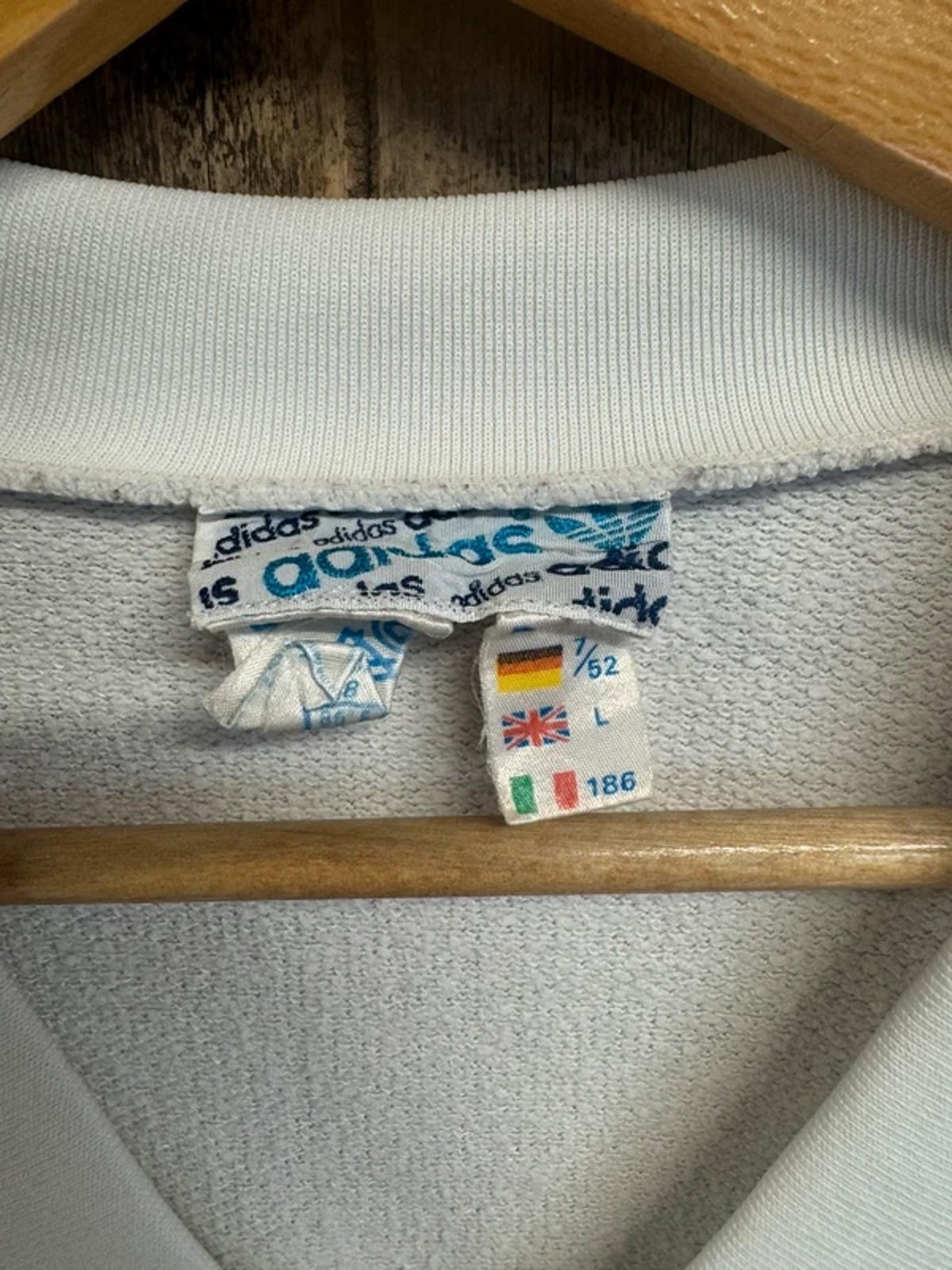 Vintage Adidas Ivan Lendl Argyle Jumper Top Large Made In France Ventex