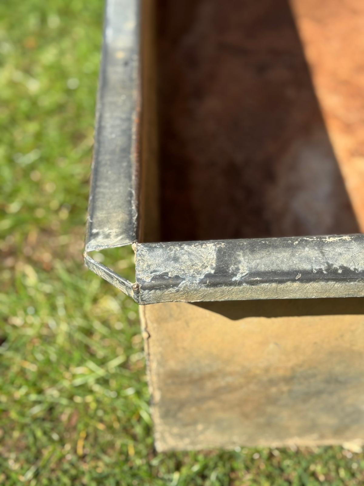 Reclaimed Galvanised Trough Large Planter /  Raised Flower Bed Plant Tree Pot EB
