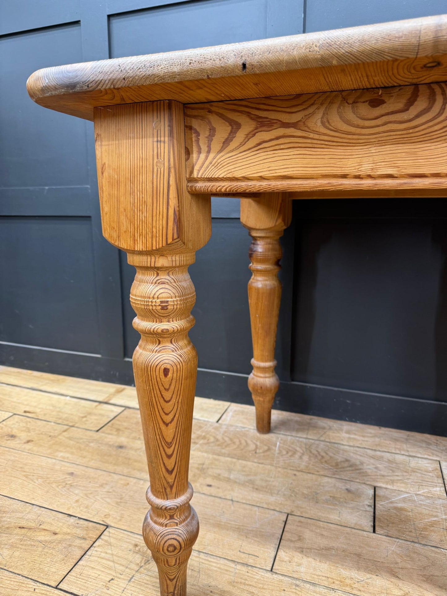 Vintage Square Small Solid Pine Table  / Farmhouse Dining Table / Kitchen Table