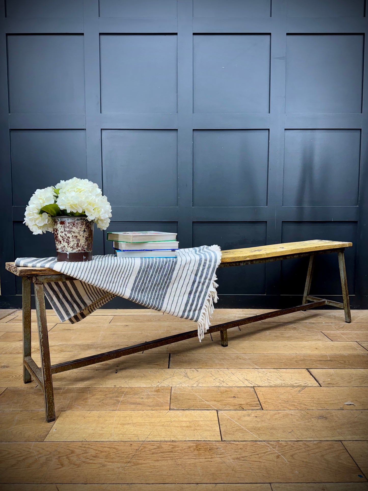 Kitchen Bench Seat / Industrial Bench / Hallway Seating / Rustic Furniture CC