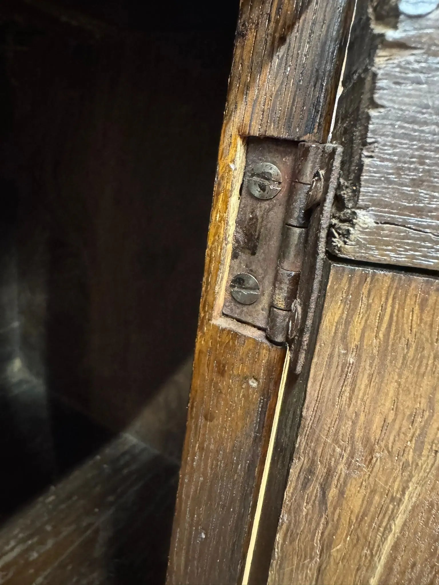 Antique Oak Sideboard / 18th Century Oak Cupboard on Stand / TV Stand RUSTIC WAREHOUSE NORFOLK