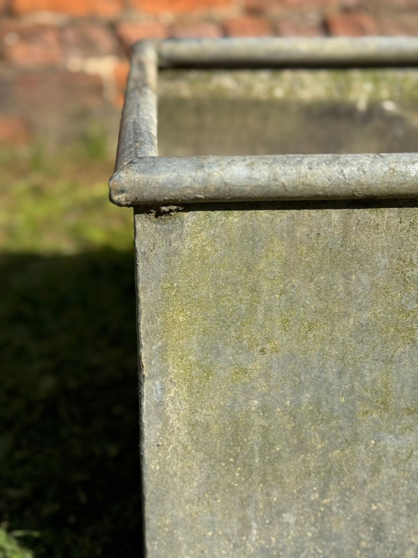 Reclaimed Galvanised Trough Large Planter /  Raised Flower Bed Plant Tree Pot E2