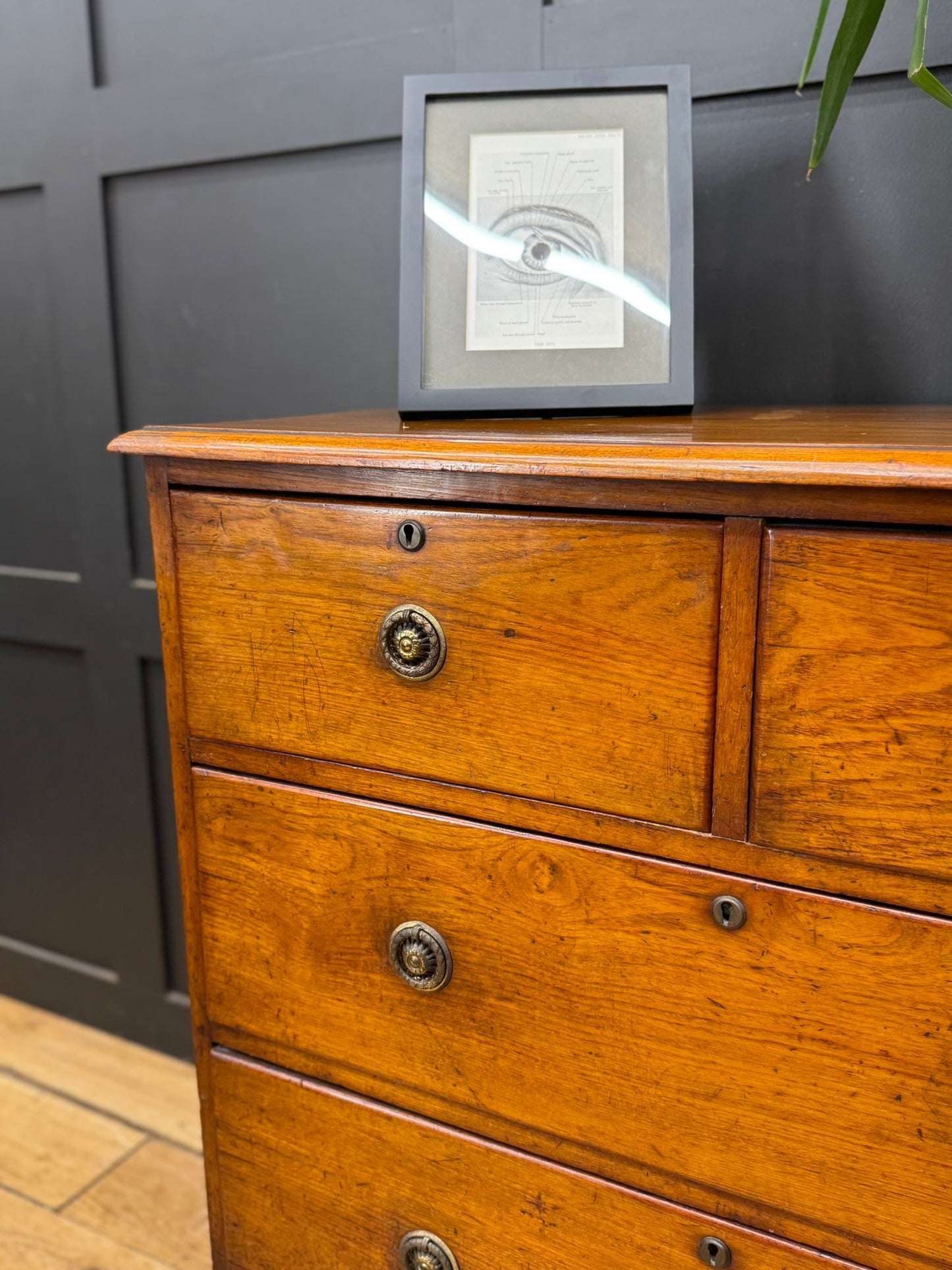Victorian Mahogany Chest of Drawers | Antique Chest Bedroom Clothing Storage