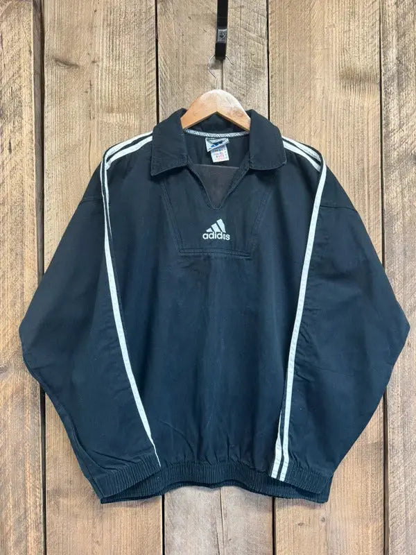 Vintage 90s Adidas Drill Top Tracksuit Jumper Sweatshirt Large #501