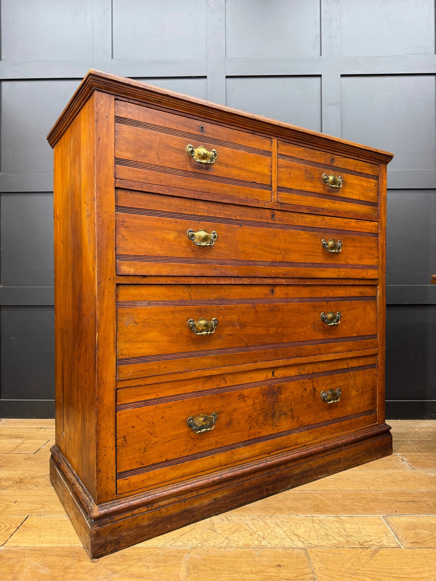 Antique Large Walnut Chest of Drawers Bedroom Storage Furniture Country House RUSTIC WAREHOUSE NORFOLK