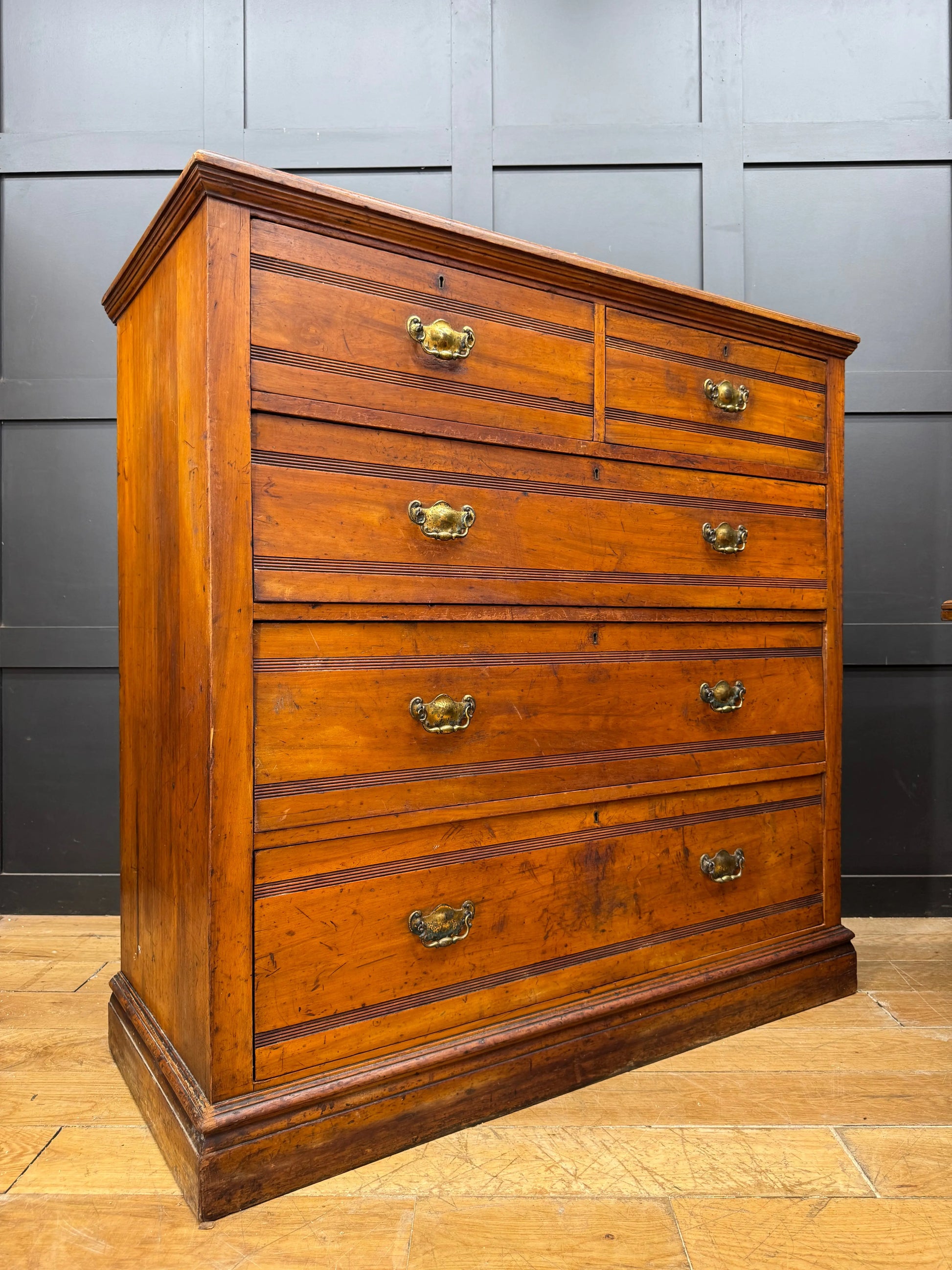 Antique Large Walnut Chest of Drawers Bedroom Storage Furniture Country House RUSTIC WAREHOUSE NORFOLK