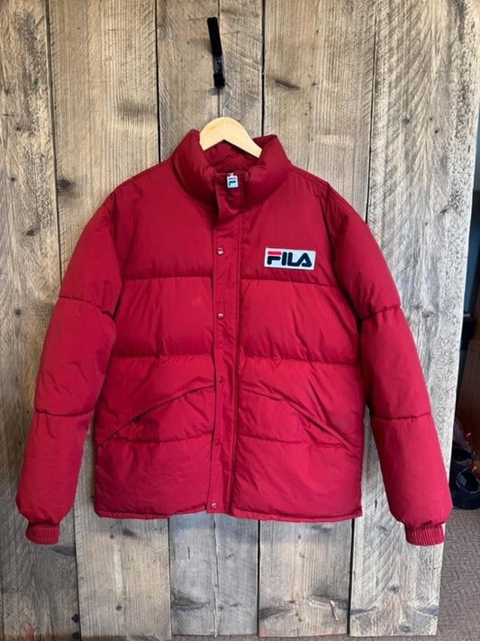 Limited Edition Men’s Fila Puffer Jacket Coat Large Football Casuals #311
