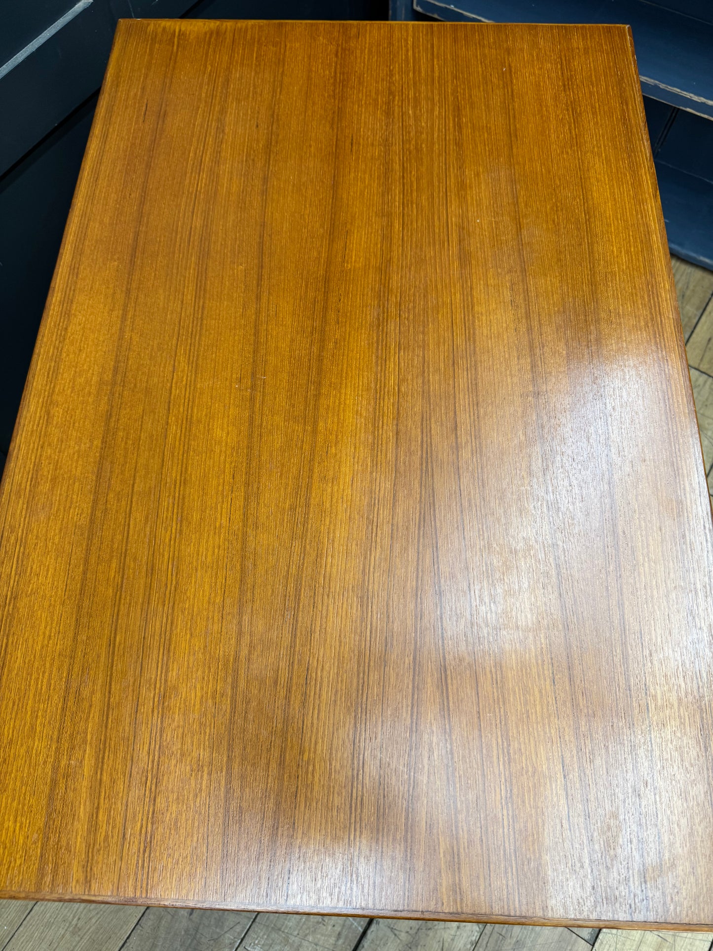 Mid Century Teak Writing Desk Side Table Console Hall Table Alfred Cox 92cm