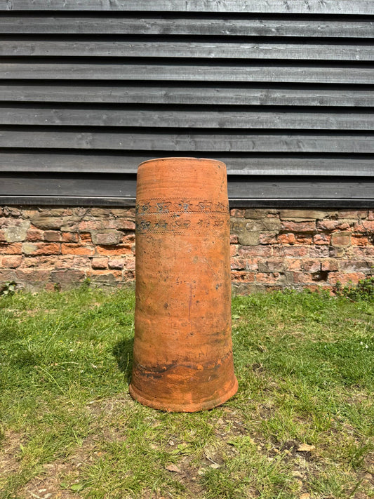 Victorian Terracotta Chimney Pot Garden Planter/ Plant Pot Architectural Antique
