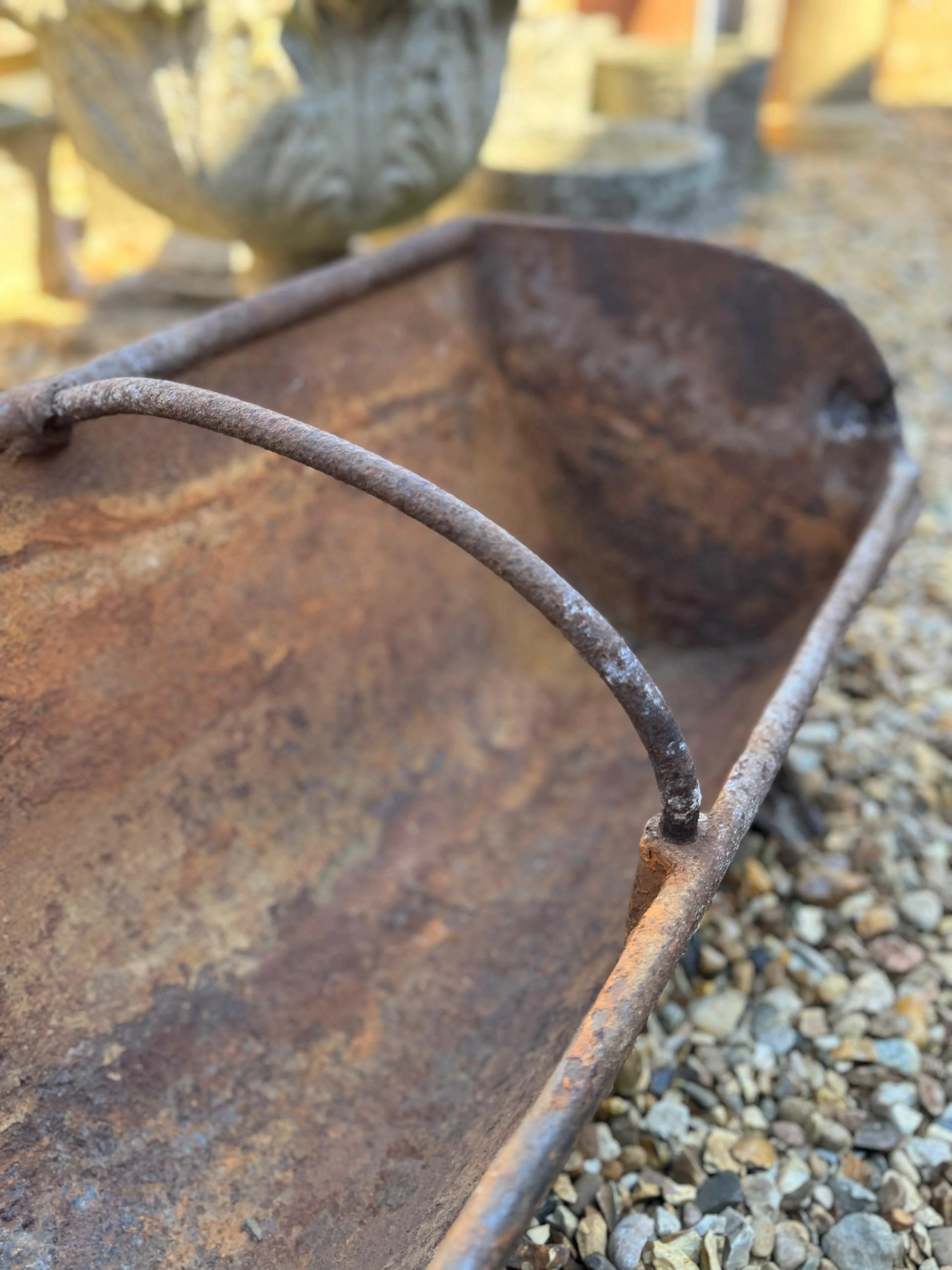 Antique Cast Iron Trough Feeder / Garden Planter Plant Pot / Log Holder Rustic RUSTIC WAREHOUSE NORFOLK