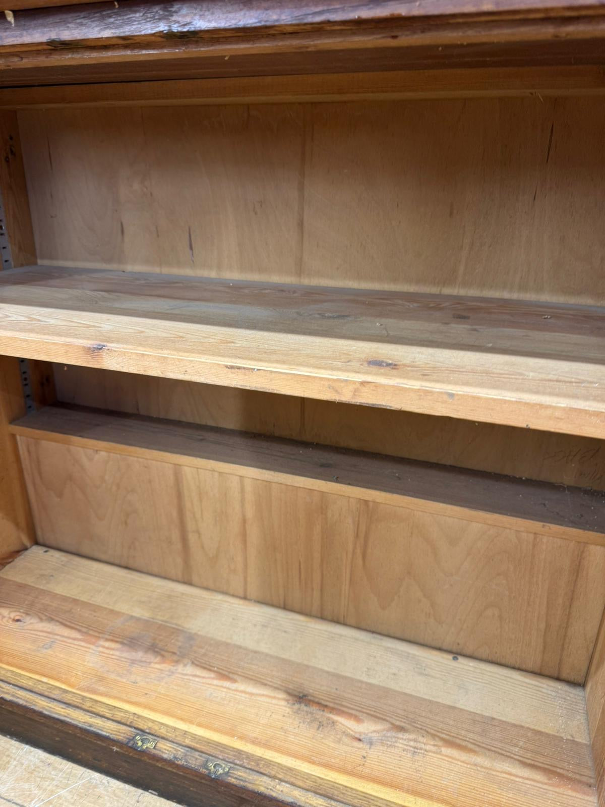 Vintage School Science Cupboard Iroko Top Industrial Mid Century Sideboard