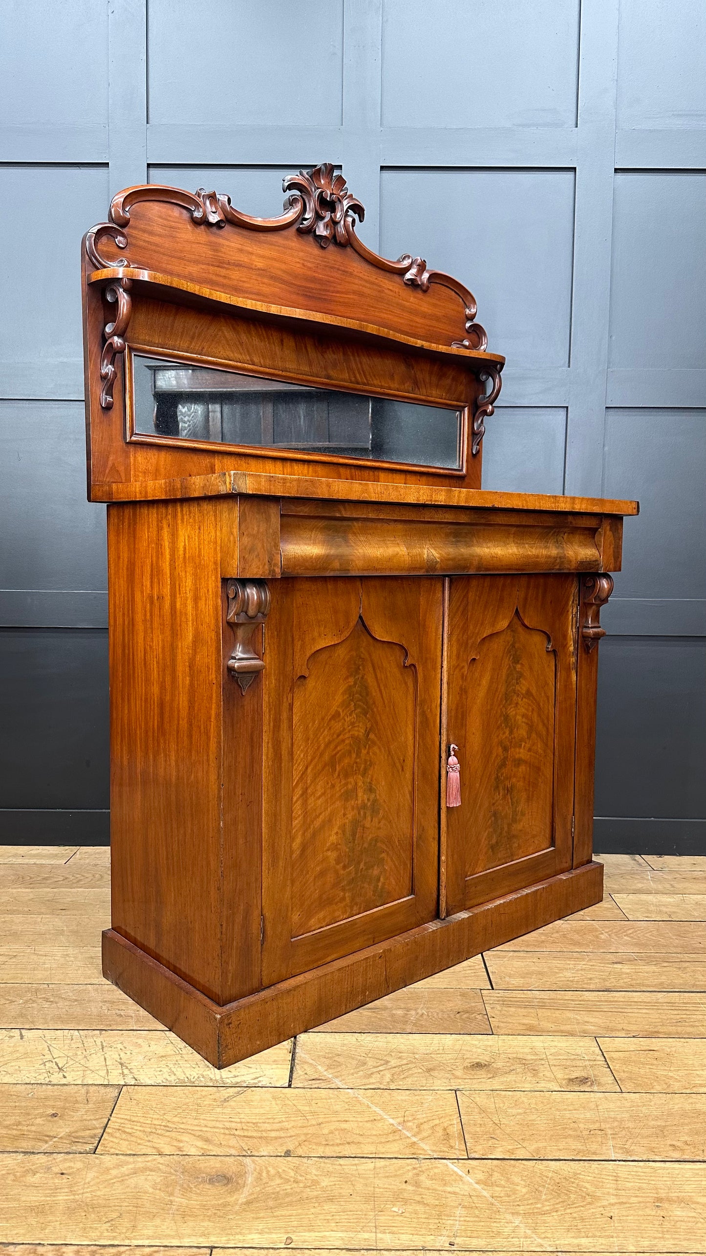 Antique Mahogany Chiffonier / Cocktail Cabinet / Buffet Server / Sideboard