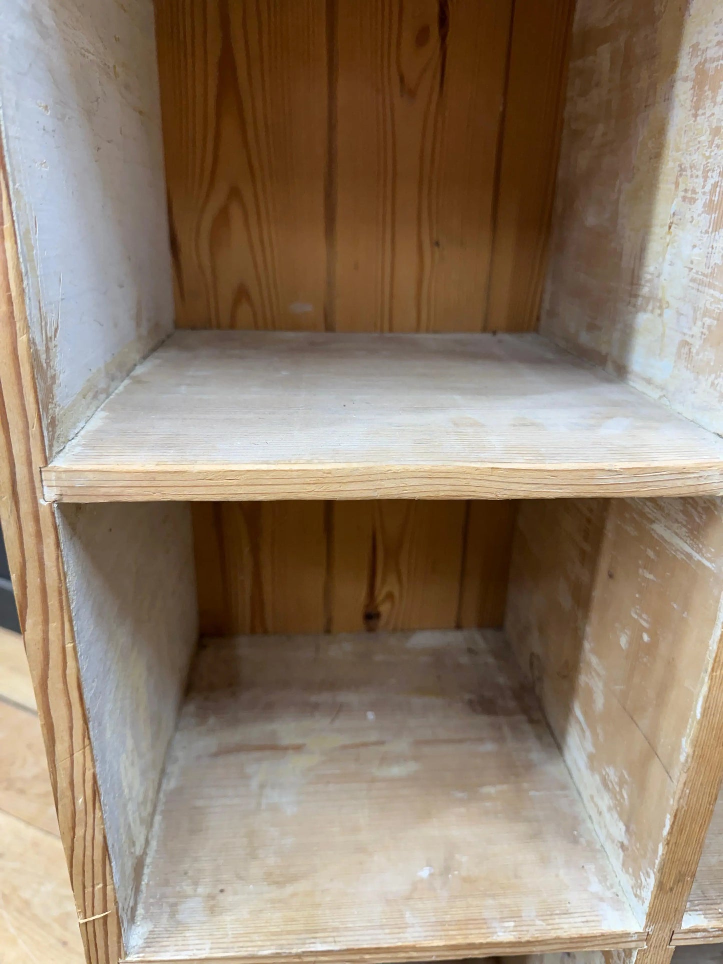 Rustic Pine Shoe Cupboard Pigeon Hole Cabinet Hall Storage Unit Drawer RUSTIC WAREHOUSE NORFOLK