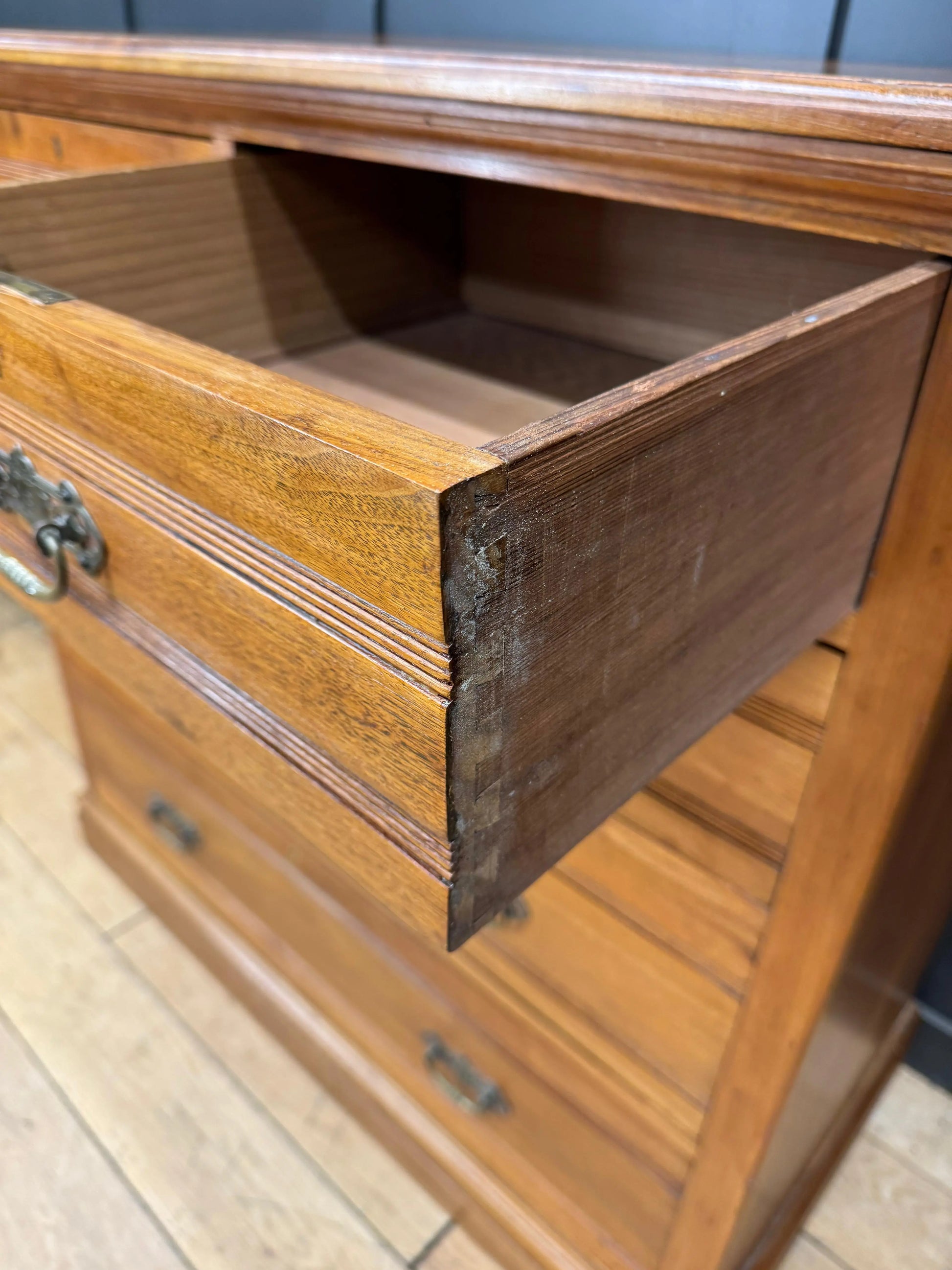 Antique Solid Walnut Chest of Drawers Bedroom Storage Furniture RUSTIC WAREHOUSE NORFOLK