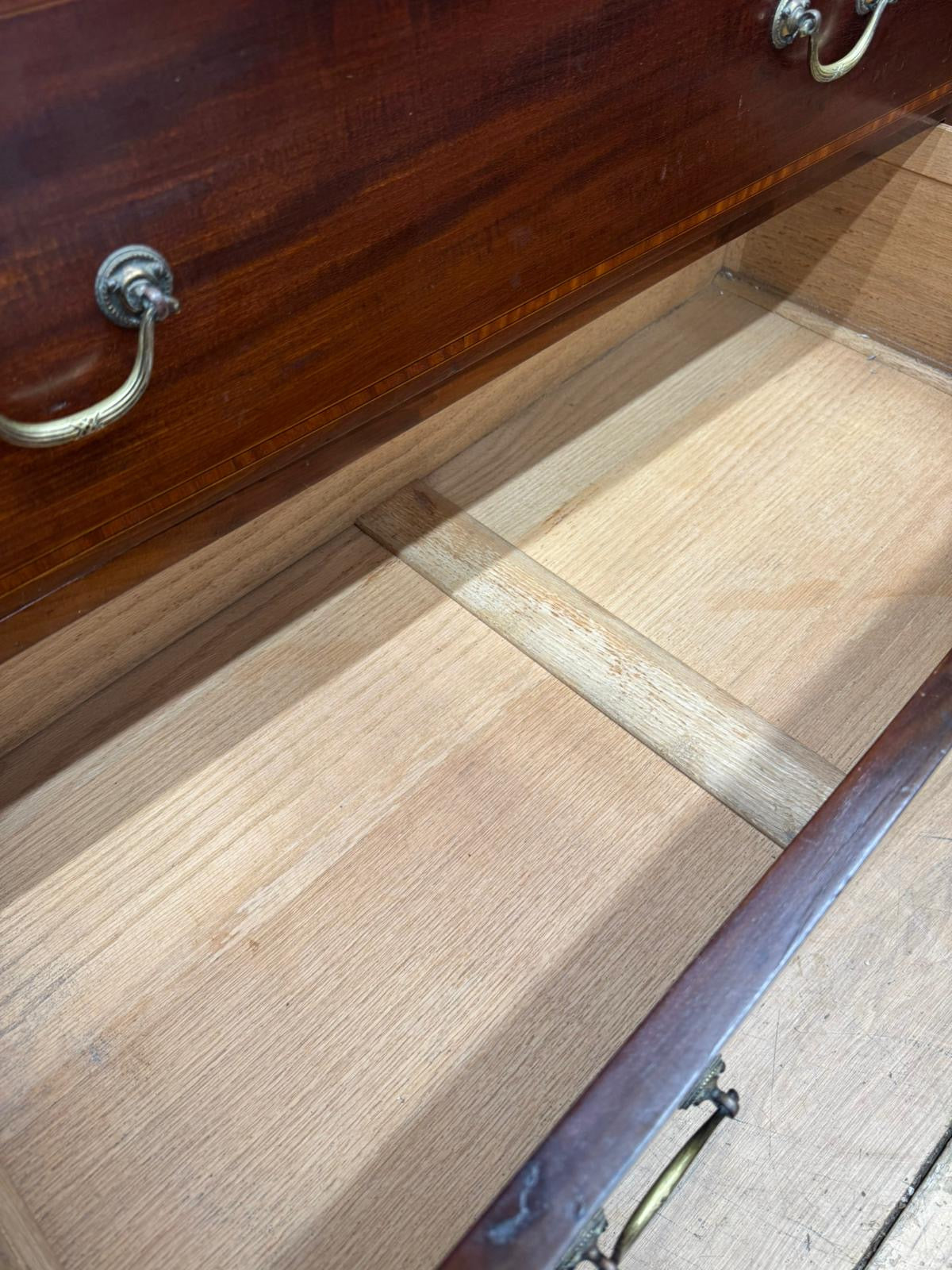 Antique Mahogany Chest of Drawers Bedroom Storage / Victorian Georgian