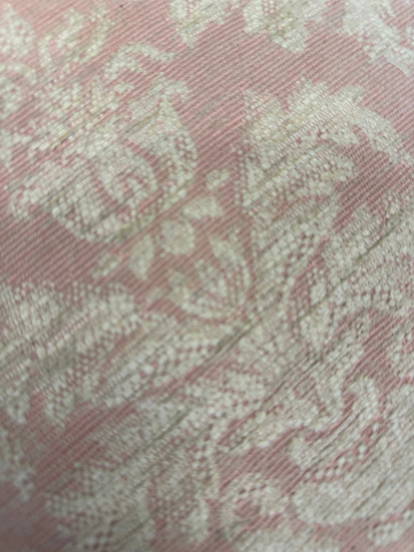 Pair Antique Pink Upholstered Bedroom Armchairs Chairs Mahogany Salon Seats