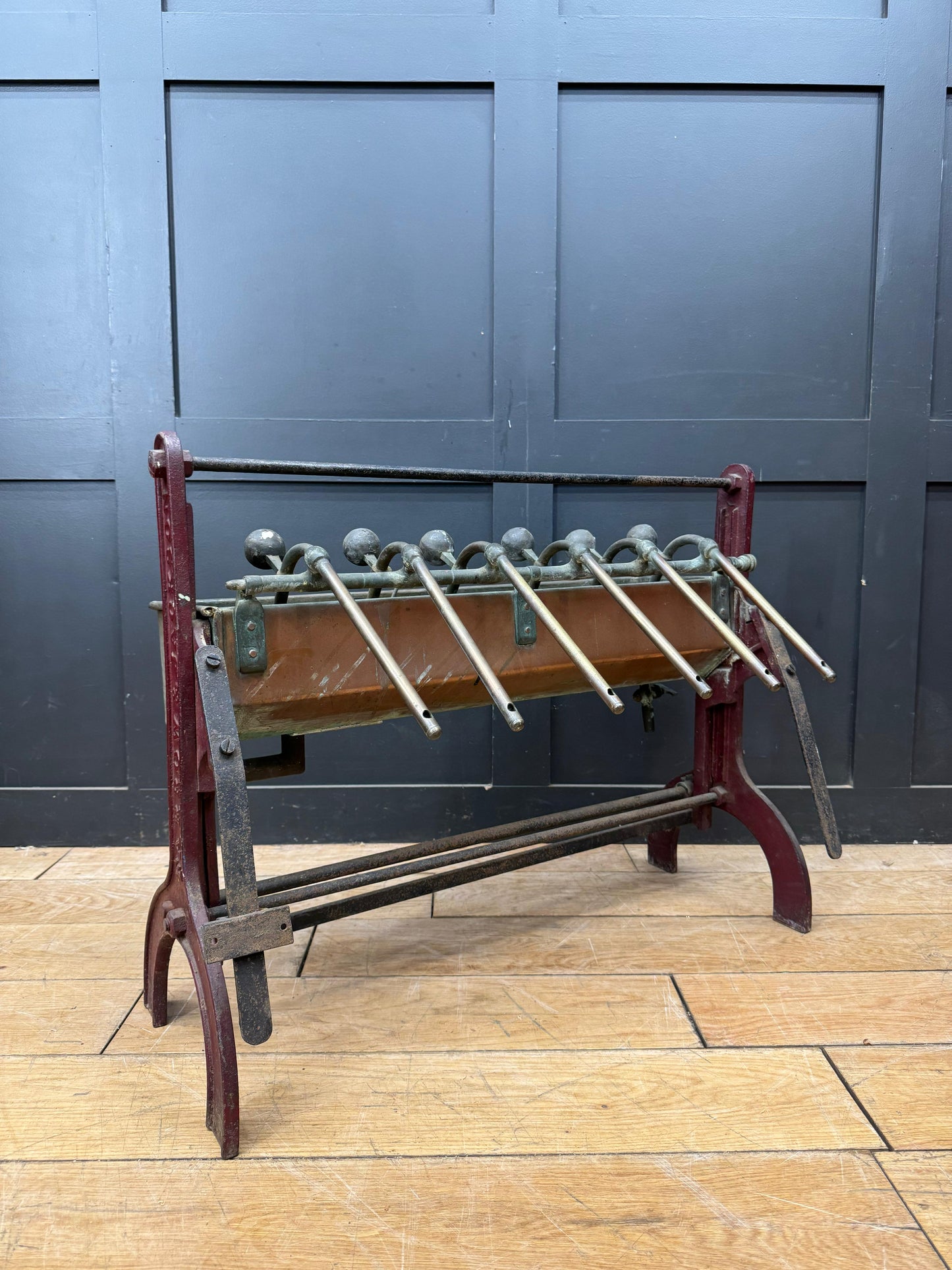 Antique Farrow & Jackson 6 Head Bottle Filler Bar Decor Wine Display