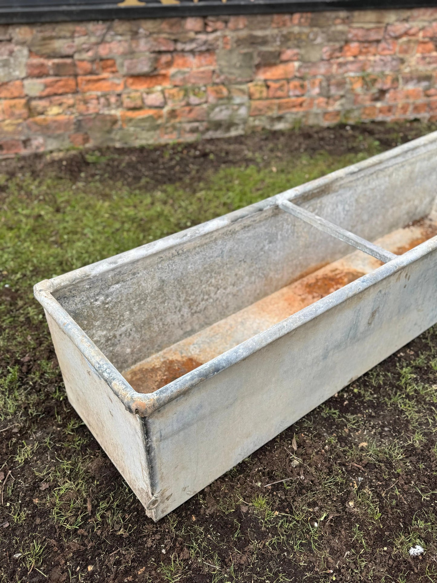 Reclaimed Galvanised Trough Large Garden Planter /  Raised Flower Bed Plant Tree Pot Y1 RUSTIC WAREHOUSE NORFOLK
