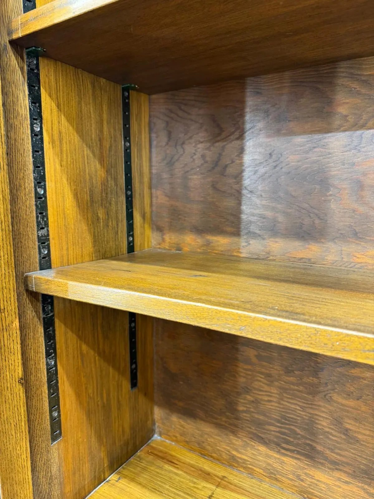 Antique Oak School Science Cabinet Glazed Display Bookcase Cupboard Pantry RUSTIC WAREHOUSE NORFOLK
