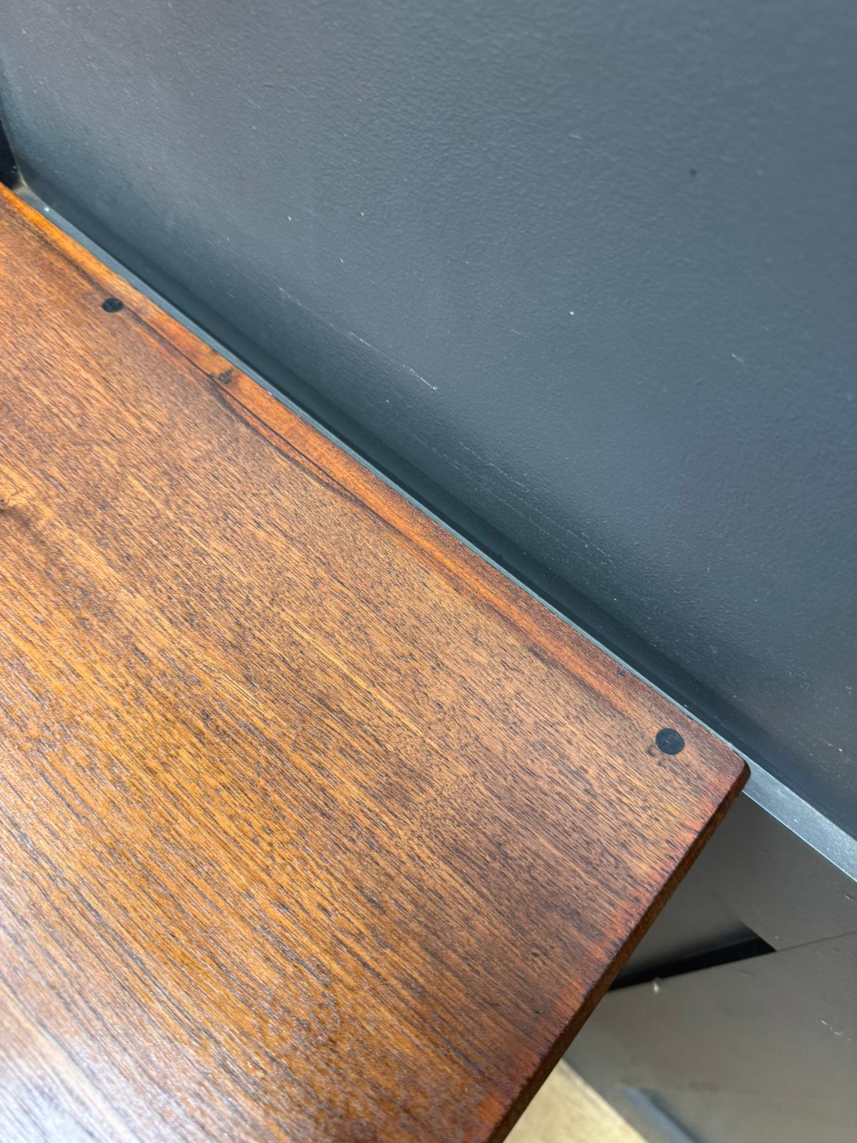 Victorian Walnut Console Side Hall Writing Desk Sofa Table 2 Drawer Antique