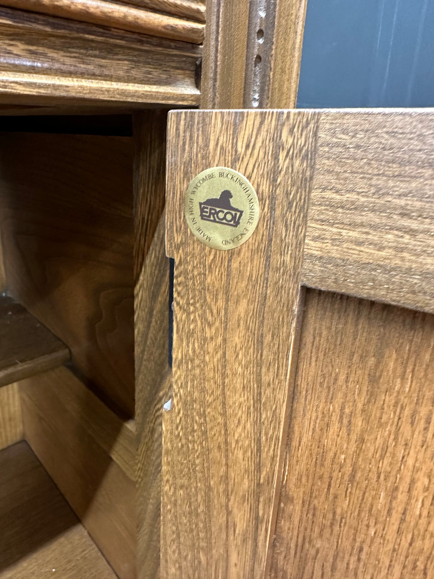 Vintage Ercol Lavenham 962 Dresser/ Elm Cabinet/ Welsh Dresser /cocktail Cabinet